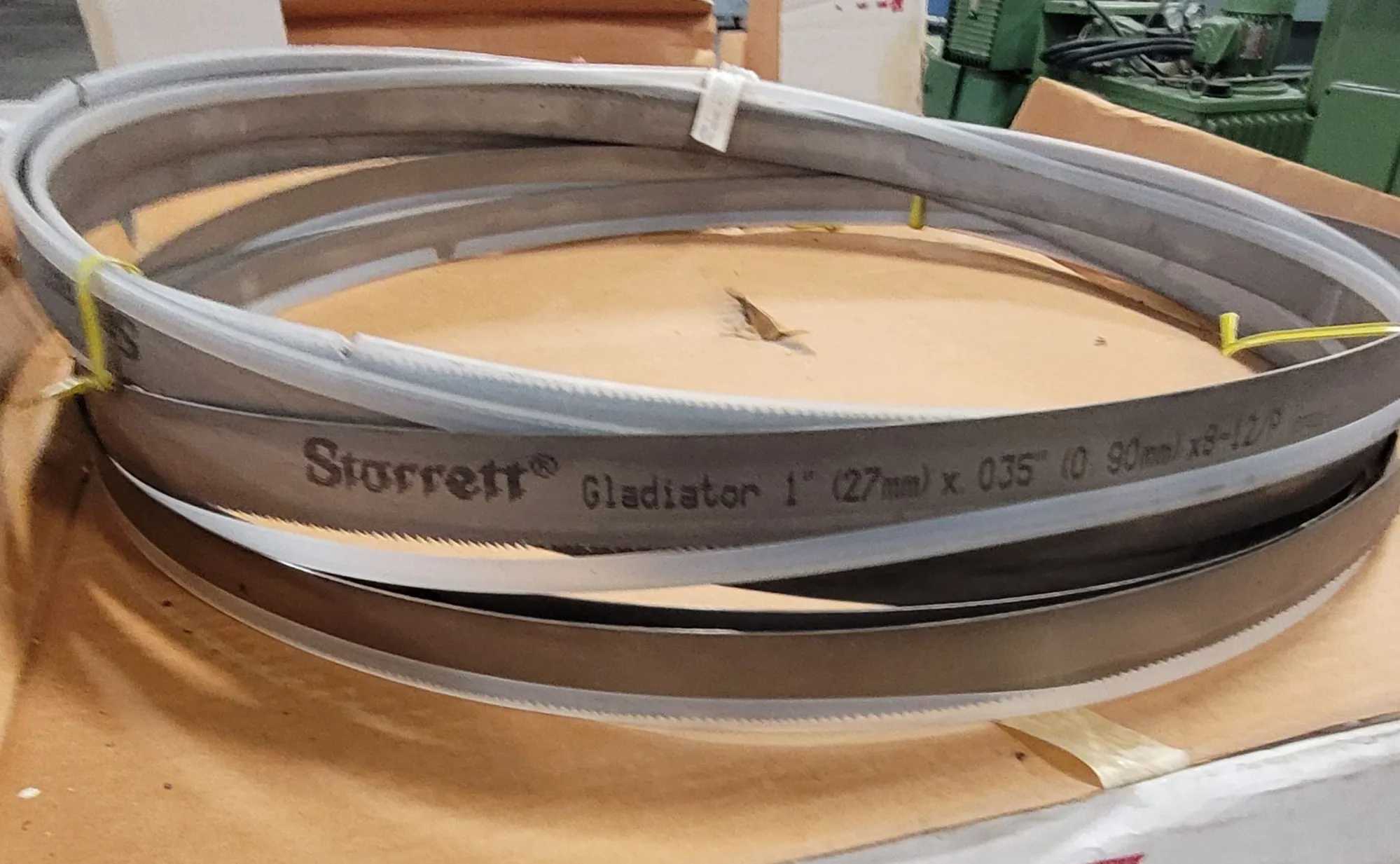 STARRETT 99329-15-06 BAND SAW BLADES, BI-METAL, 15' 6" L X 1" W, 8/12 TPI, HOOK, 16-PACK - METAL SAW PARTS