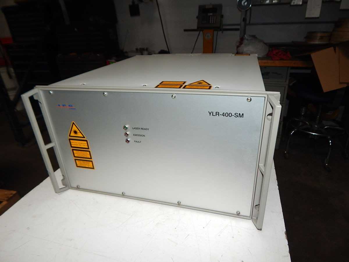 IPG LASER YLR-400-SM-EOS, 400W POWER, 1070 NM WAVELENGTH, M² < 1.05 BEAM QUALITY - LASER CUTTING MACHINES