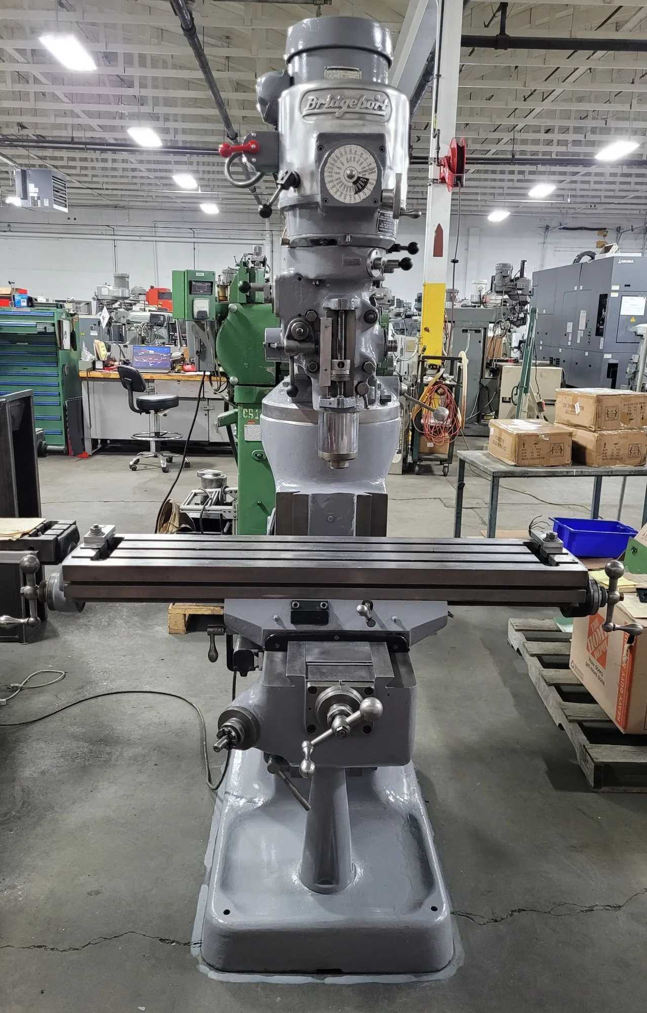 BRIDGEPORT SERIES I MILLING MACHINE, 42" X 9" TABLE, 1.5 HP, ACCURITE III DRO, X-POWER FEED - HORIZONTAL MILLING MACHINES
