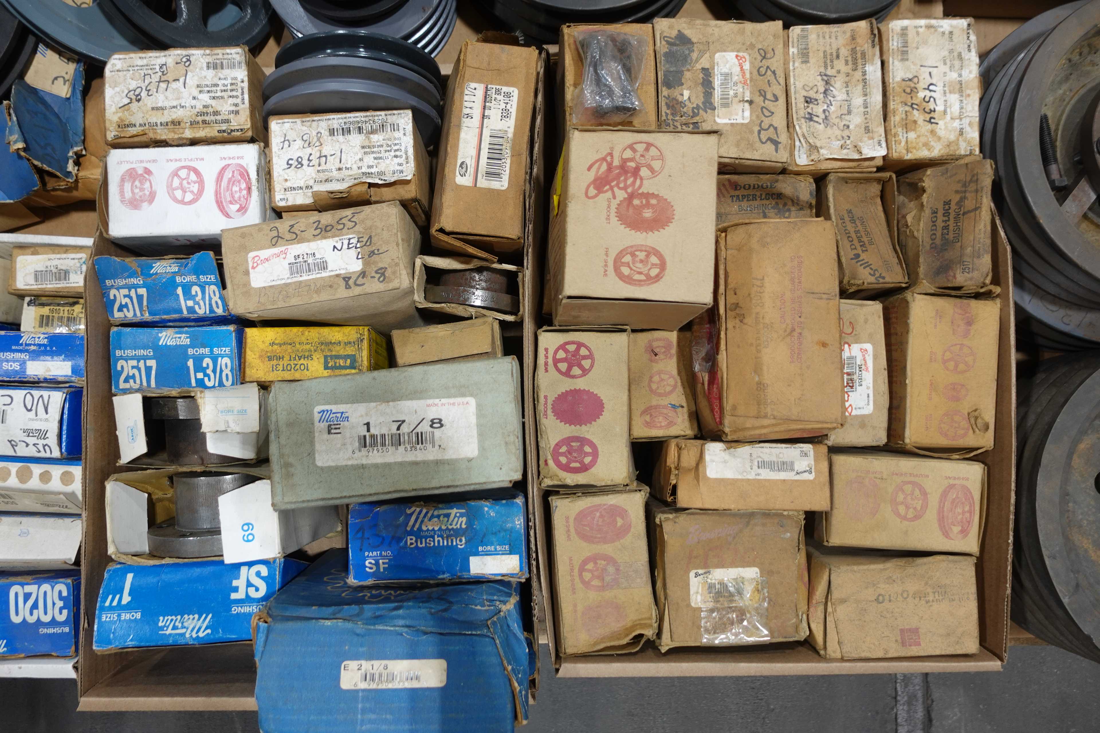 4 PALLETS OF ASSORTED POWER TRANSMISSION REPLACEMENT PARTS - POWER TRANSMISSION