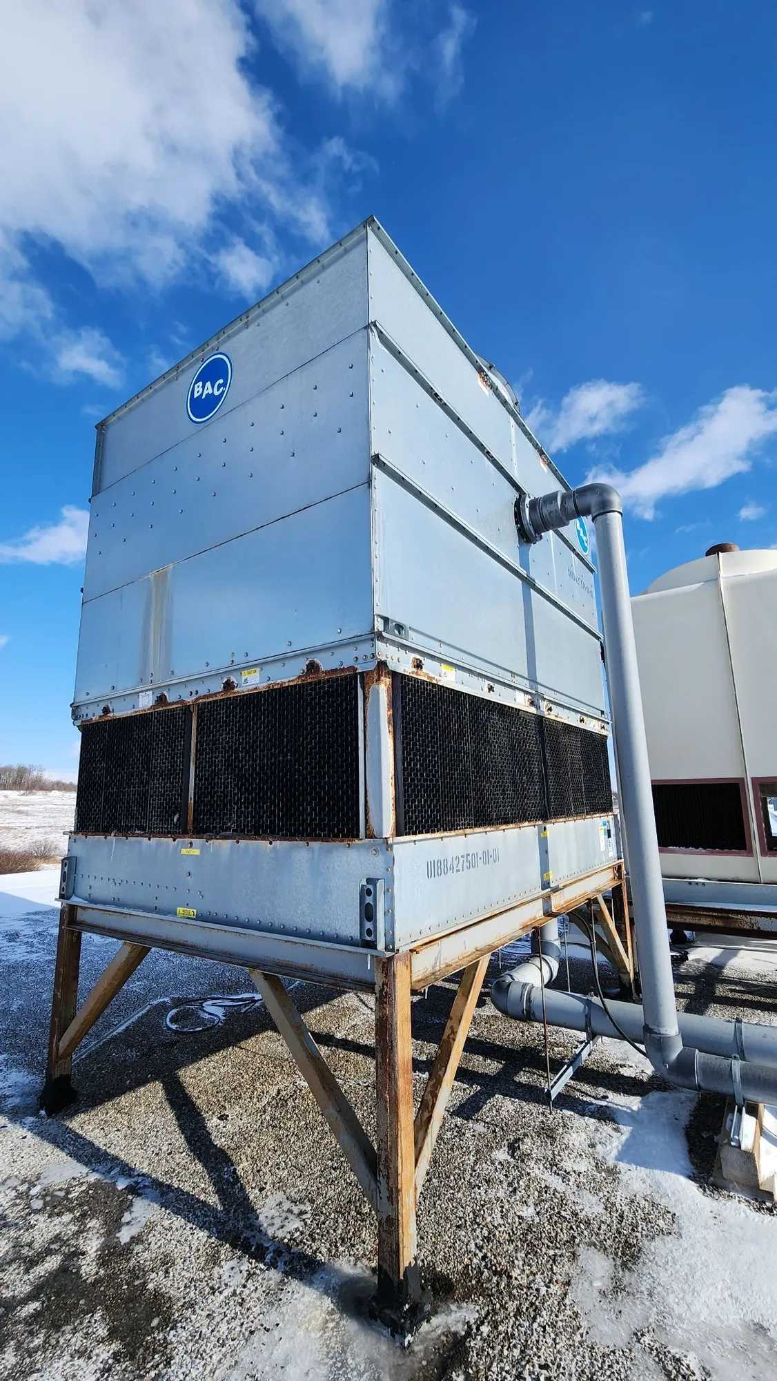 2019 BERG TT-66.5-2(25)-PHE COOLING SYSTEM, 575V, 3PH, 45HP, BAC PT2-0812A-2M1-X TOWER - COOLING EQUIPMENT