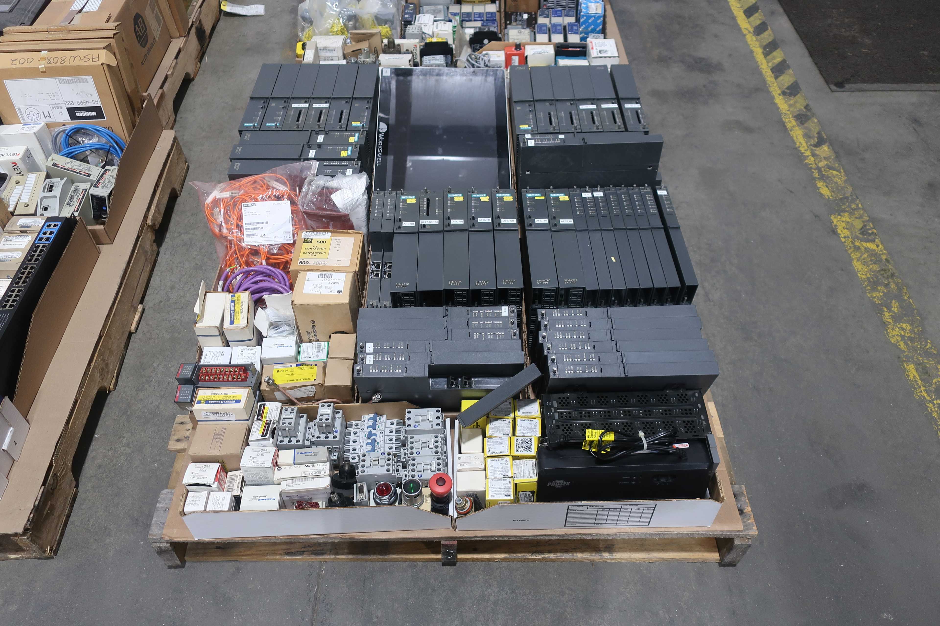 SKU 1753982 - 4 PALLETS OF ASSORTED AUTOMATION AND CONTROLS For Sale ...