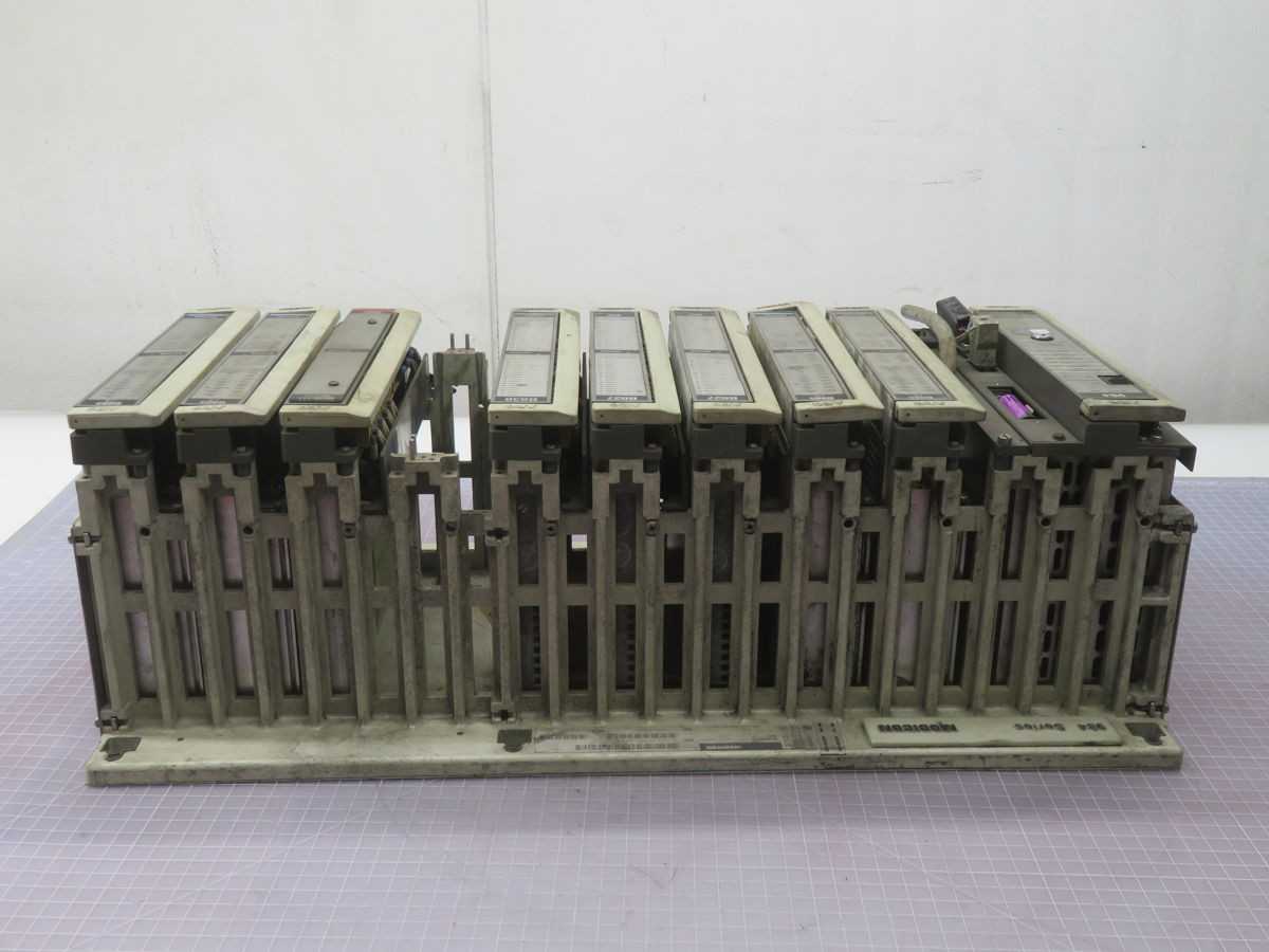 MODICON AS-H827-209 PLC MODULE, 11-SLOT, 27-INCH RACK, 96 I/O POINT - PLC MODULES