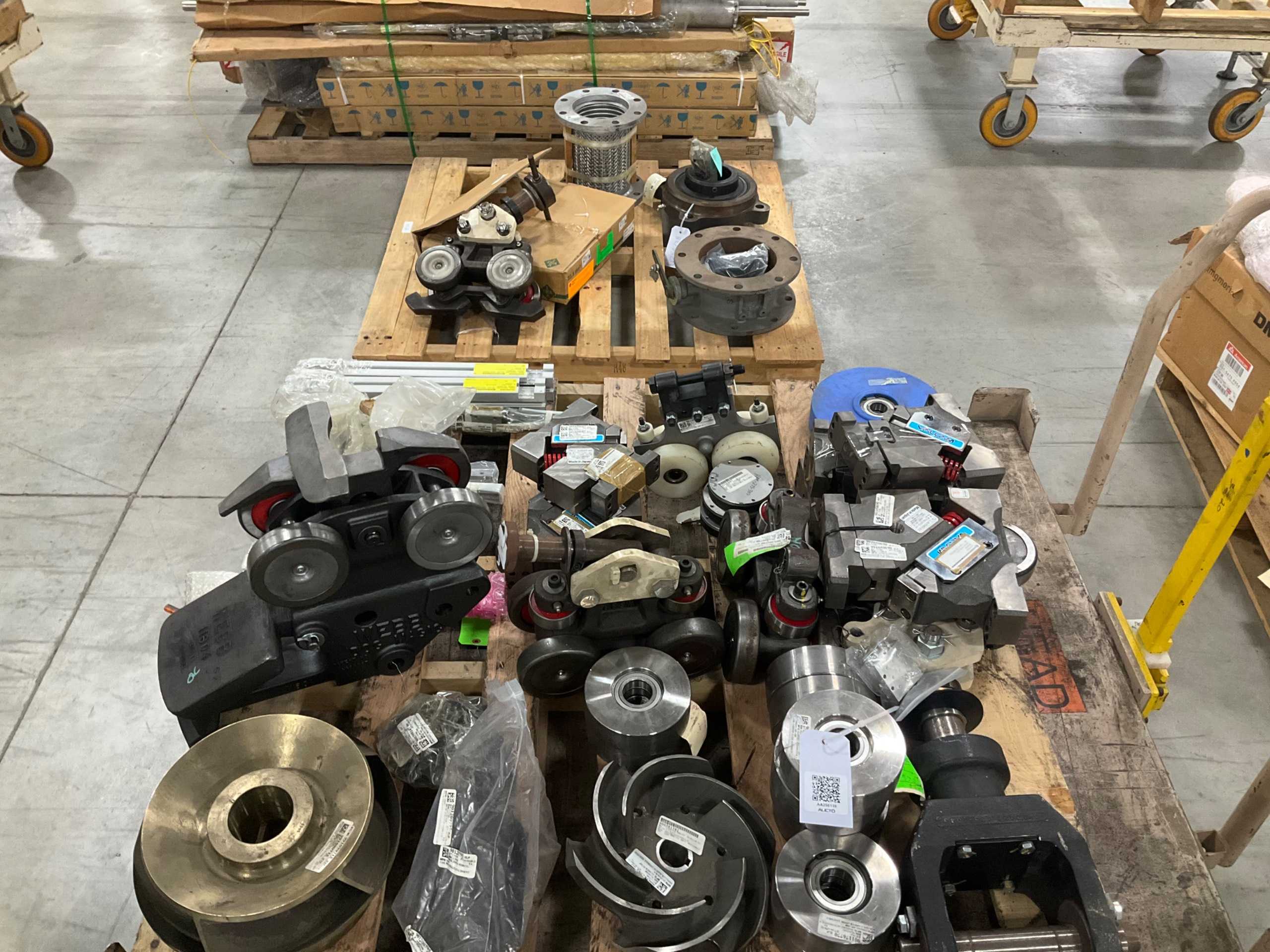 BULK LIST OF MECHANICAL PARTS - BEARINGS