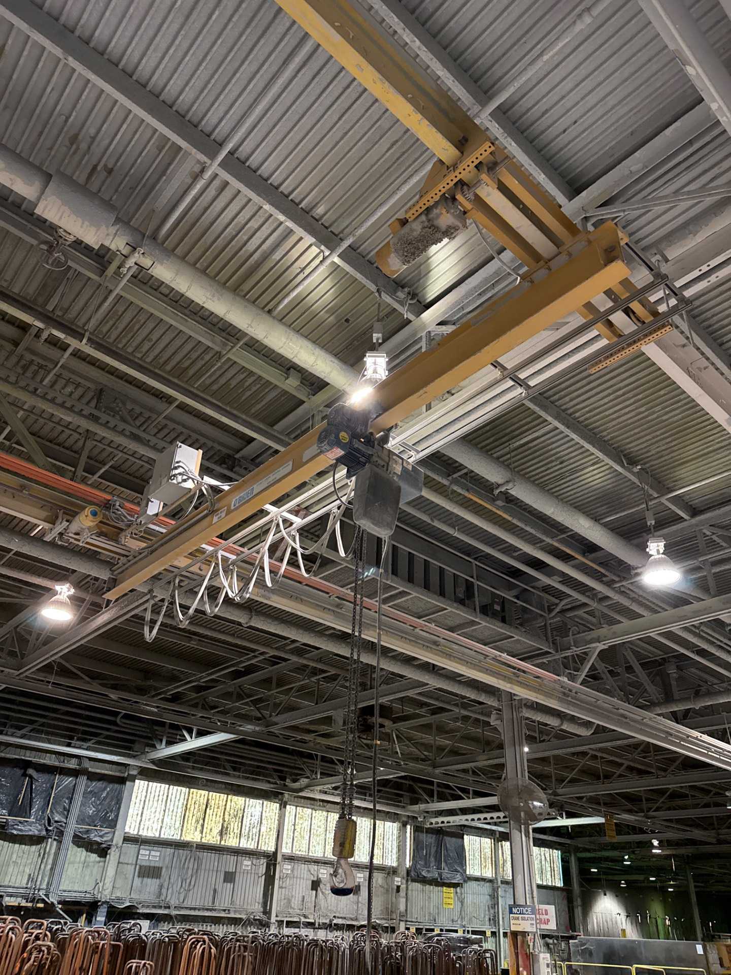O'BRIEN 2 TON BRIDGE CRANE - BRIDGE CRANE