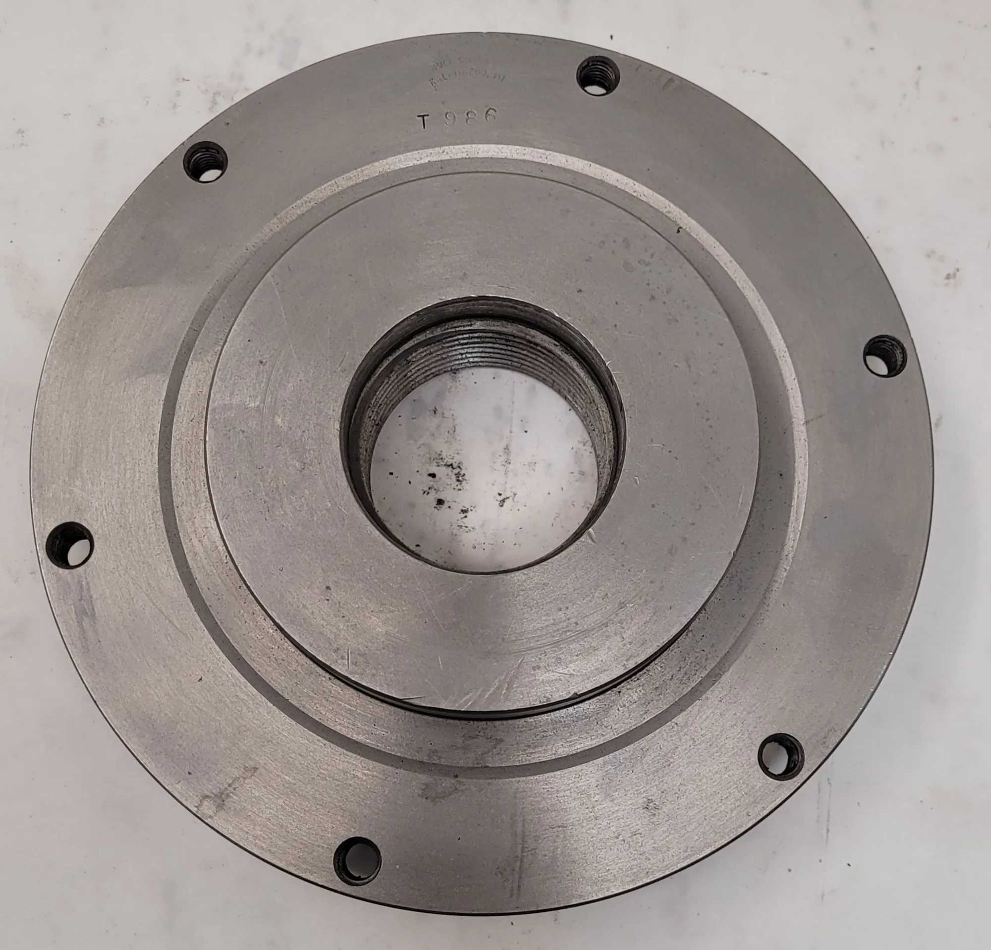BUCK CHUCK CO T-986 8IN CHUCK PLATE - PRECISION TOOLING FOR YOUR WORKSHOP - MACHINING TOOLING & PARTS