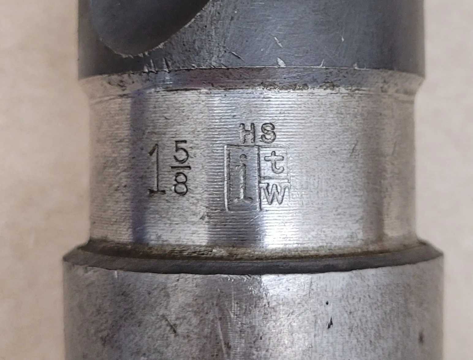 1TW HIGH-SPEED TWIST DRILL, 1-5/8" DIA, 17" OAL, 5MT TAPER SHANK, 10" FLUTE LENGTH - MACHINE TOOLING