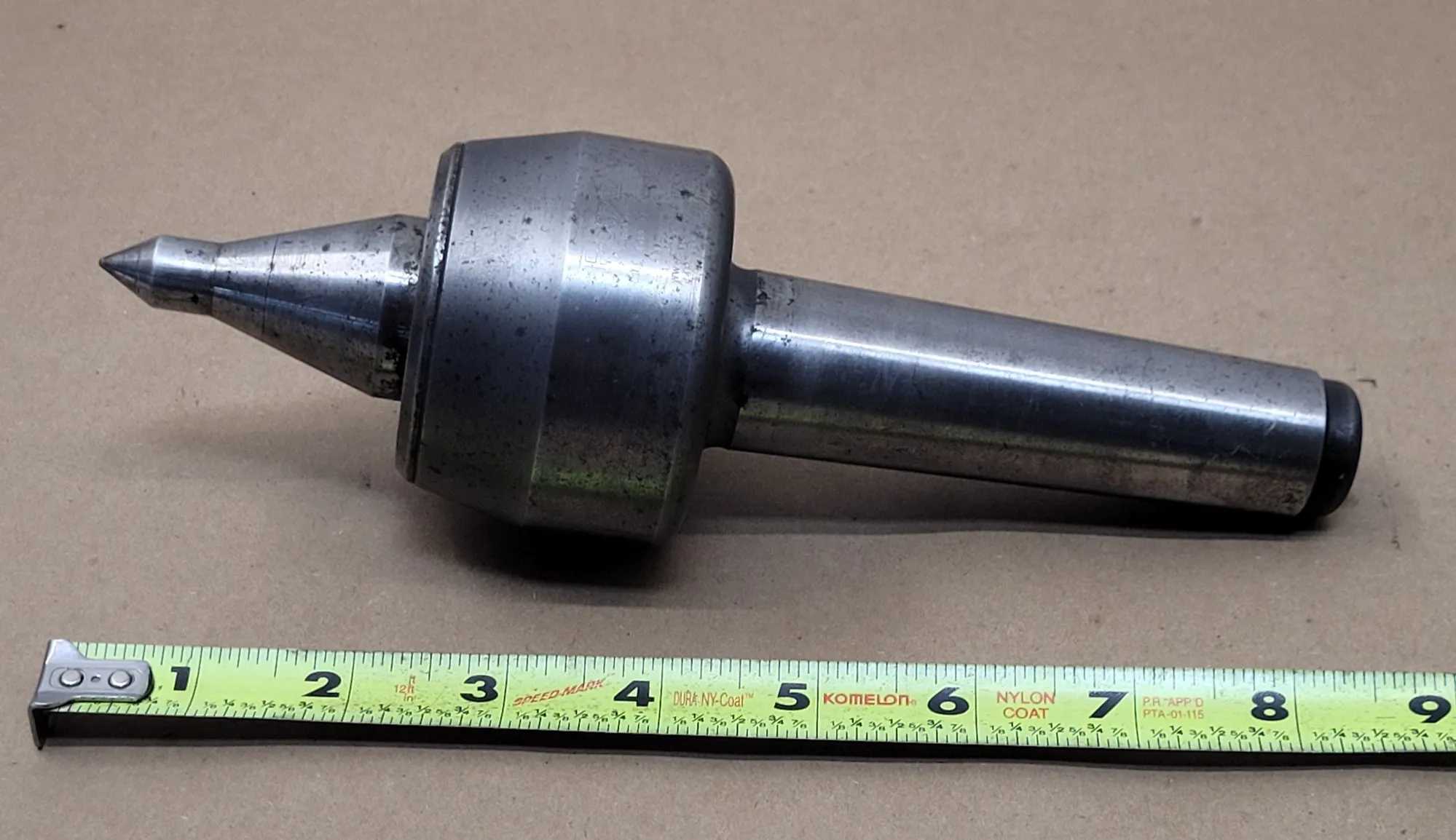 ROYAL 10214 SPINDLE TYPE LIVE CENTER – 4MT, CNC, HIGH SPEED STEEL TIP, 4500 RPM, 60° ANGLE - MACHINE TOOLING