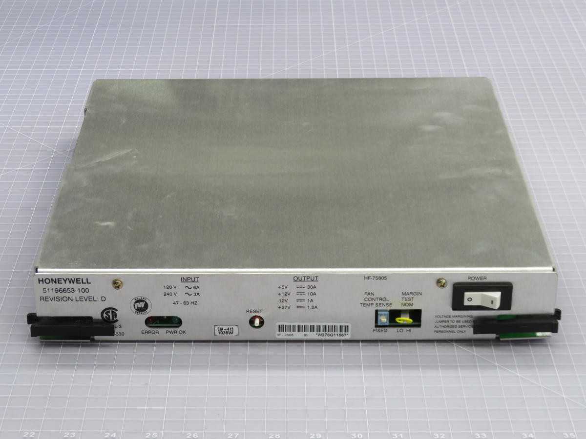 HONEYWELL 51196653-100 POWER SUPPLY, 24 VDC VOLTAGE, 5.0 A CURRENT, 120 W POWER - POWER SUPPLIES