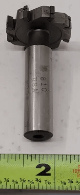 MOON CUTTER CO. TC810 STRAIGHT TOOTH WOODRUFF KEYSEAT CUTTER, 1-1/4" DIA, CARBIDE-TIPPED - MACHINE TOOLING
