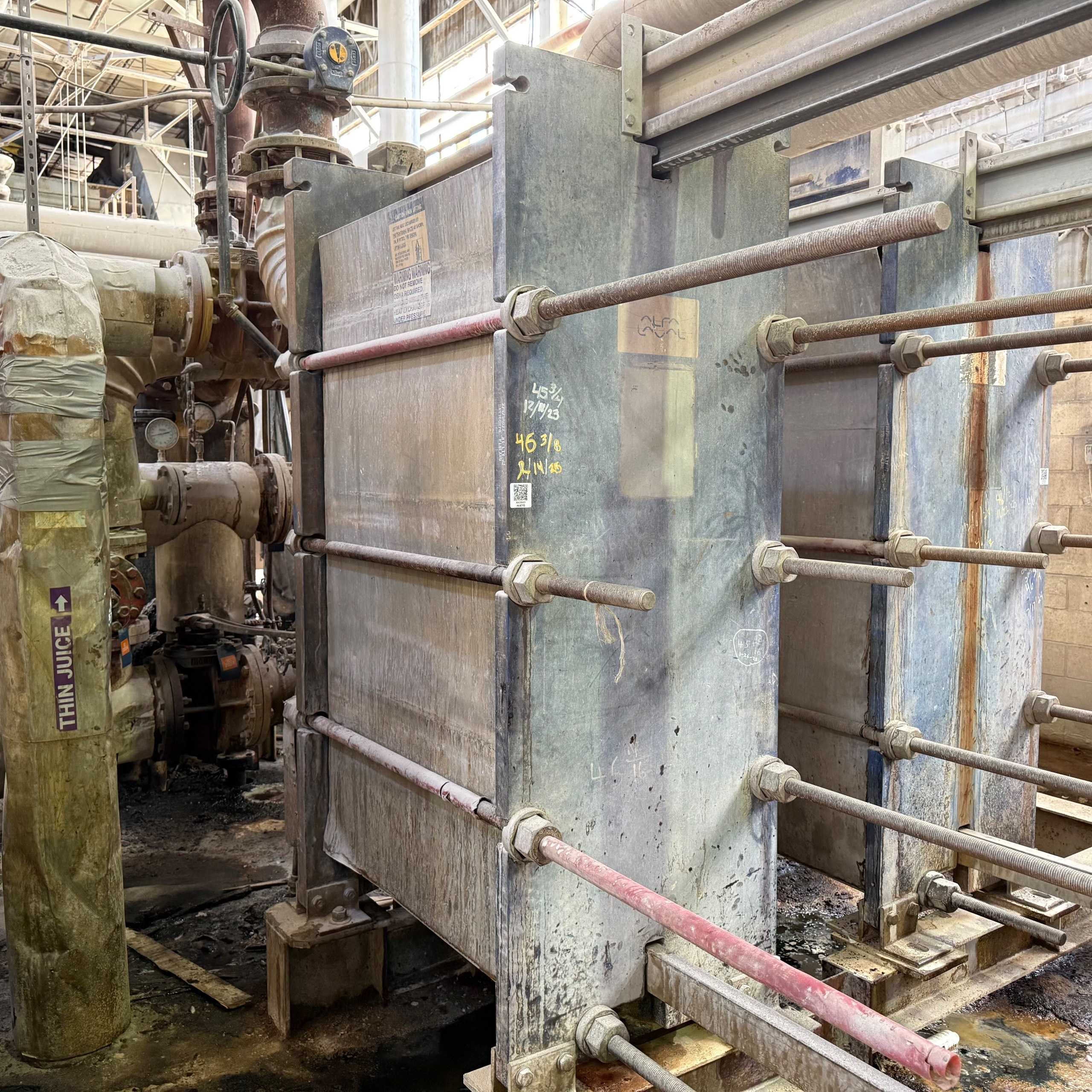 ALFA LAVAL HEAT EXCHANGER - PLATE HEAT EXCHANGER