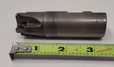 WALTER XTRA-TEC VALENITE INDEXABLE INSERT MILL CUTTER 1” DIA 4 FLUTES - MACHINE TOOLING