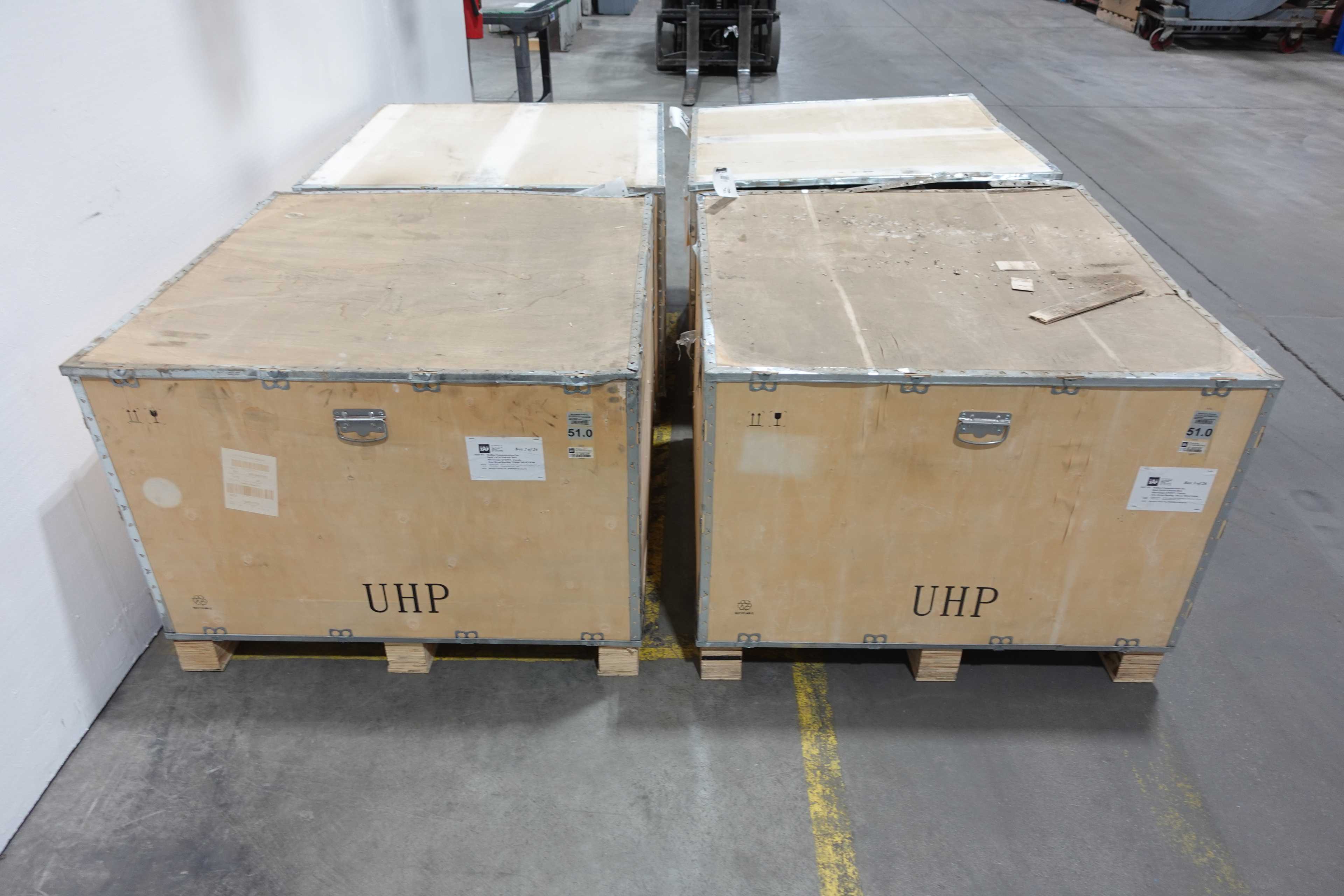 SKU 1725909 - LOT OF 4 SAF 0.9M ULTRA-HIGH PERFORMANCE MICROWAVE ANTENNAS - ELECTRICAL COMPONENTS