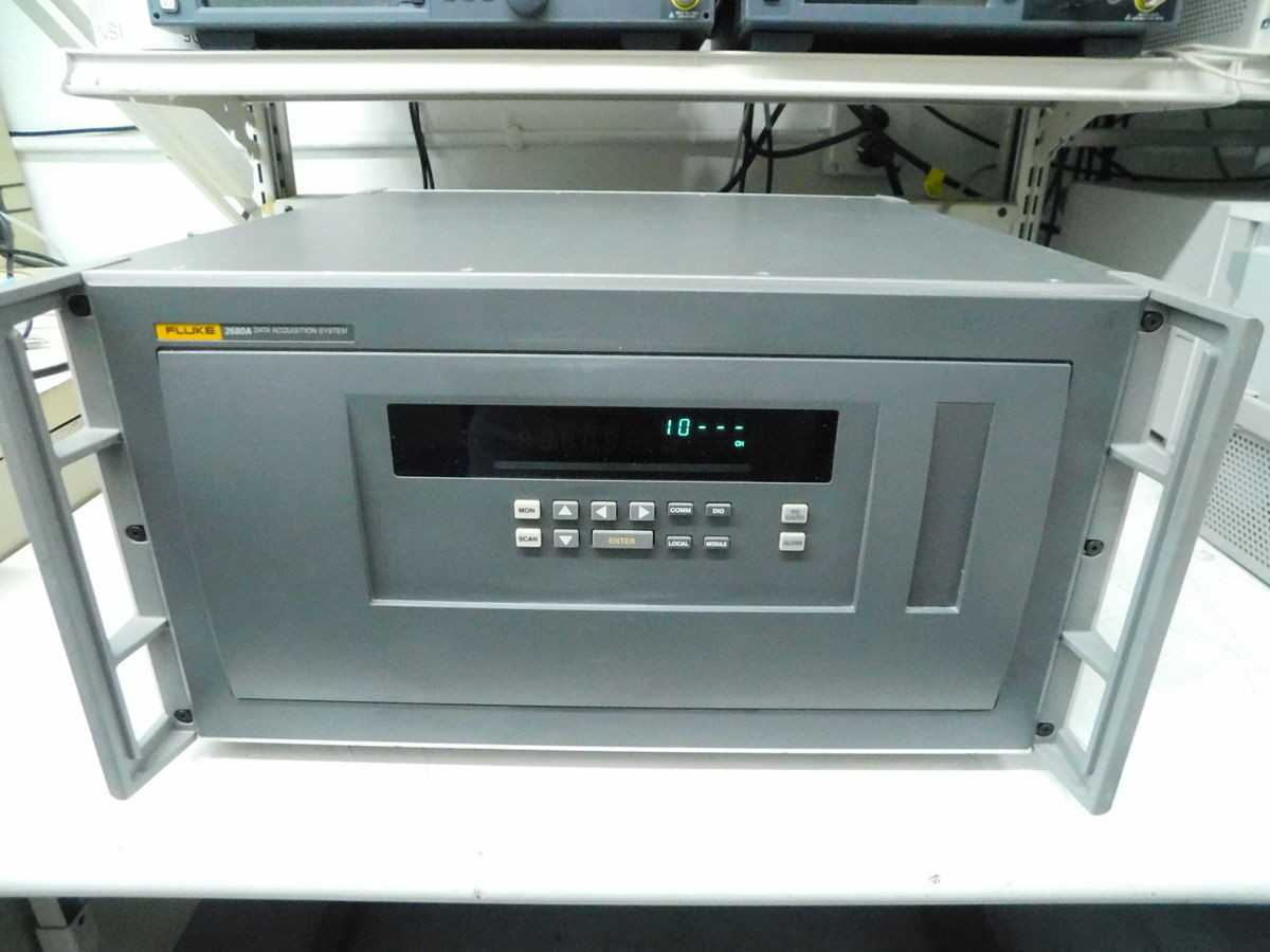 FLUKE 2680A DATA ACQ, 120 CHANNELS, 1000 RPS SCAN RATE, 18-BIT RESOLUTION, 120/240 VAC POWER - AUTOMATION & CONTROLS