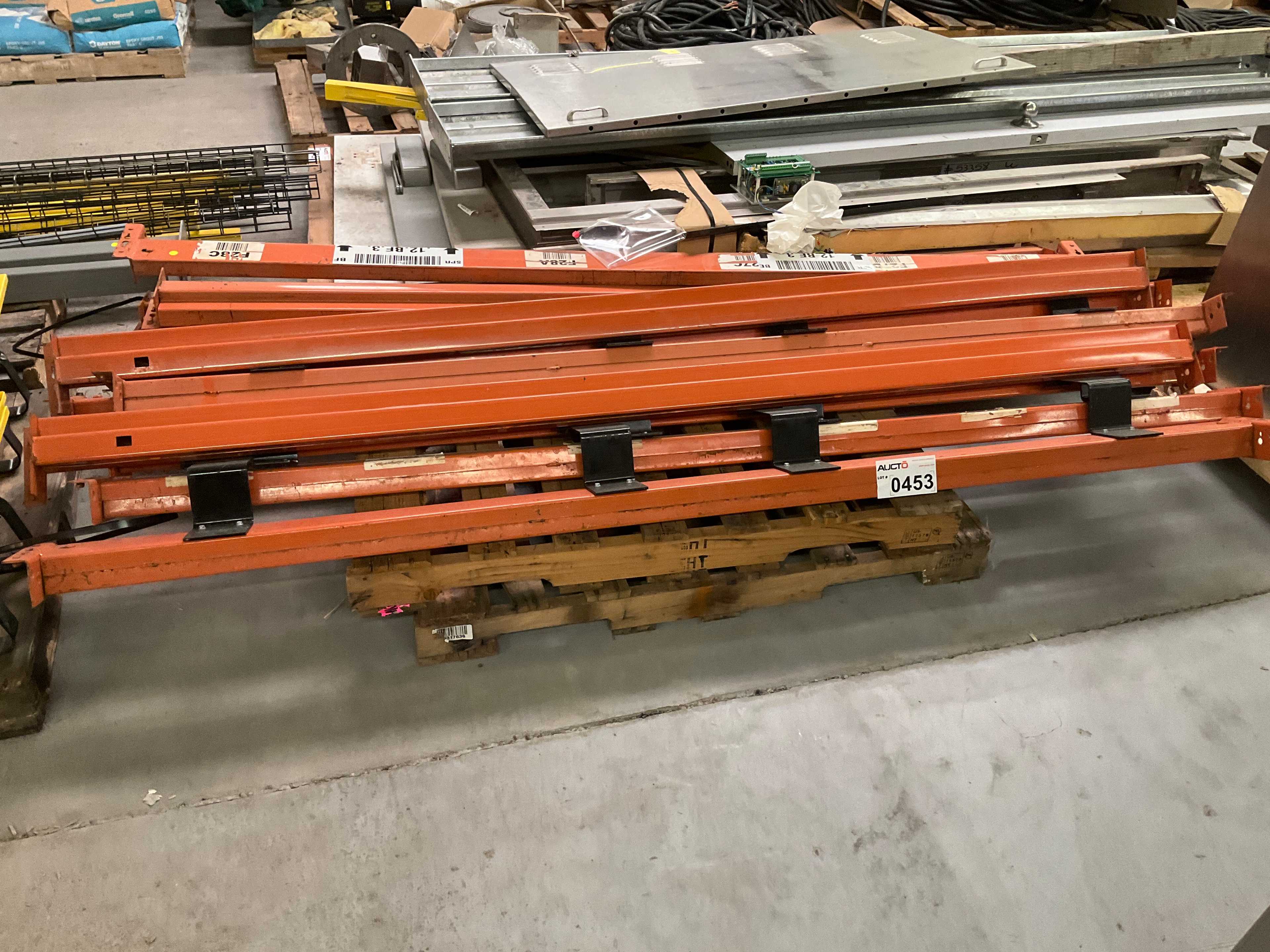 Lot of Pallet Shelving Brackets - PALLET RACKING