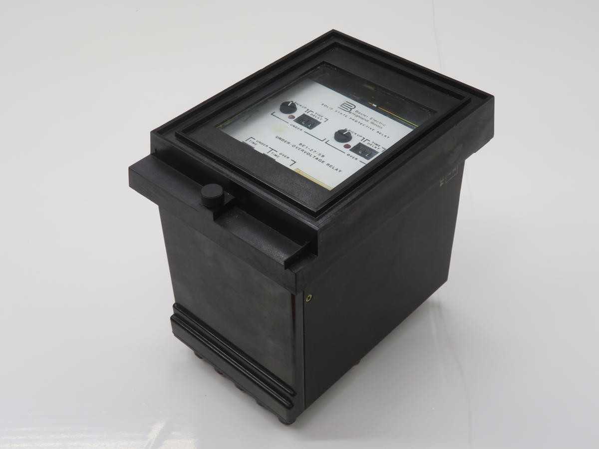 BASLER BE1-27/59 RELAYS, 24 VDC POWER, 50/60 HZ FREQ, 0.1-10S DELAY, 10A, 250VAC/30VDC CONTACTS - SOLID STATE RELAY