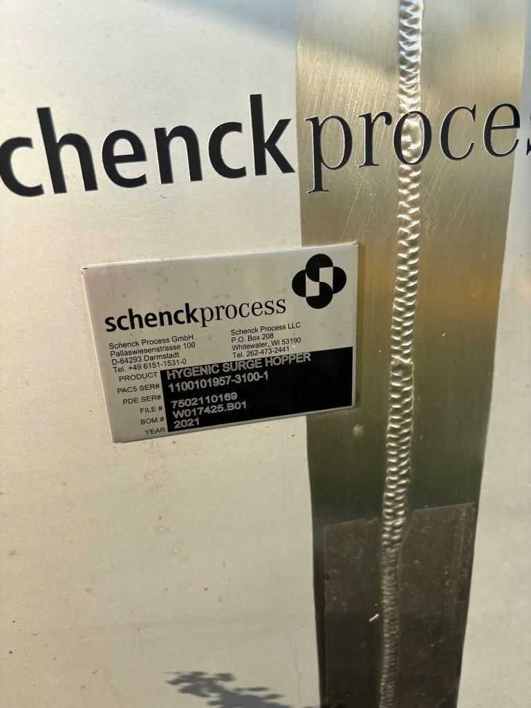 2021 SCHENCK PROCESS HYGIENIC SURGE HOPPER - VOLUMETRIC FEEDER