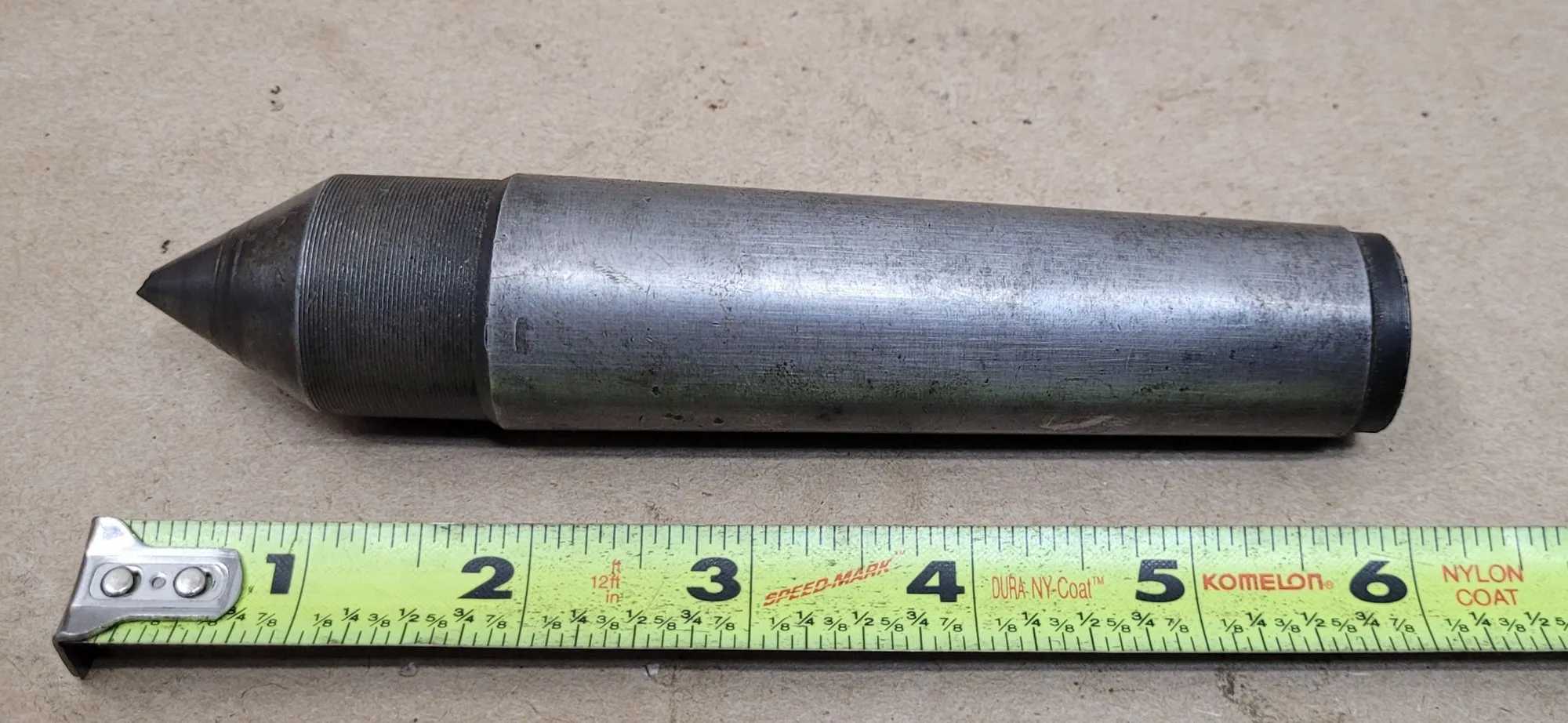DEAD CENTER, 4MT SHANK, 6 INCH OAL, TOOLING AND ACCESSORIES - MACHINE TOOLING