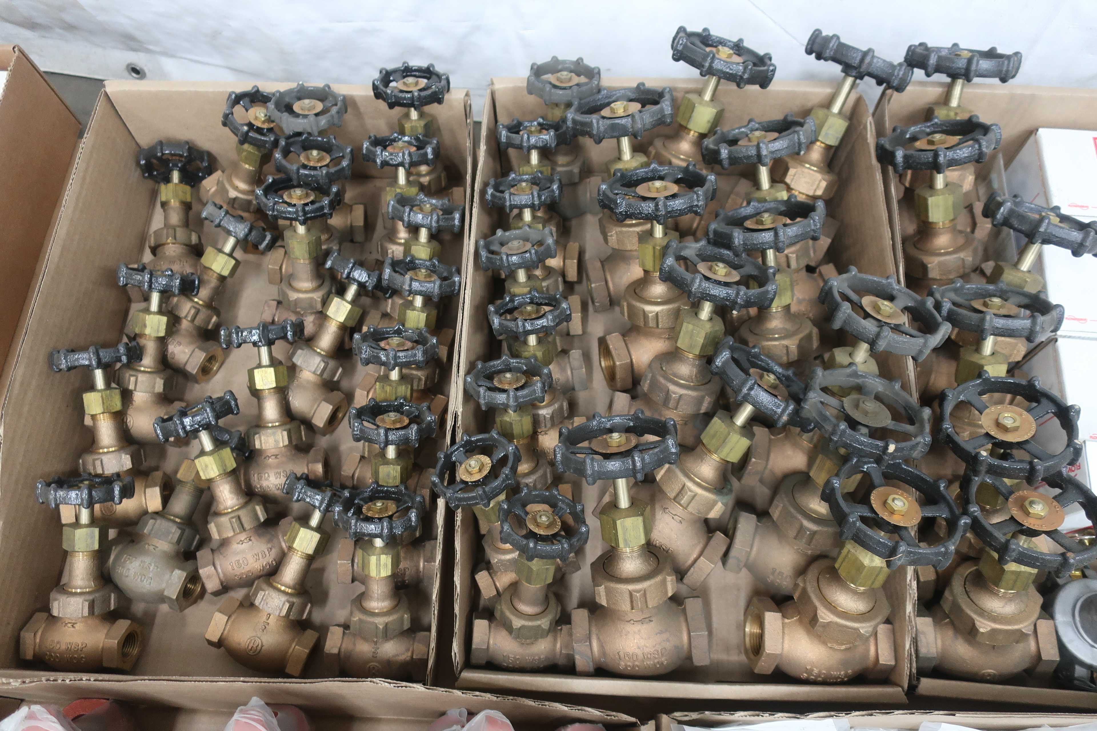 3 PALLETS OF MIXED MRO, VALVES, FITTINGS, INSTRUMENTATION - INDUSTRIAL PARTS
