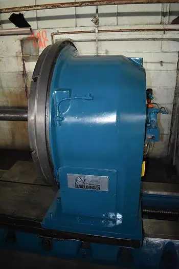 (2) EIMELDINGEN/RUSACH 39.5" VERTICAL ROTARY TABLES W/ TAILSTOCK & MASTER SLIDE - ROTARY TABLES