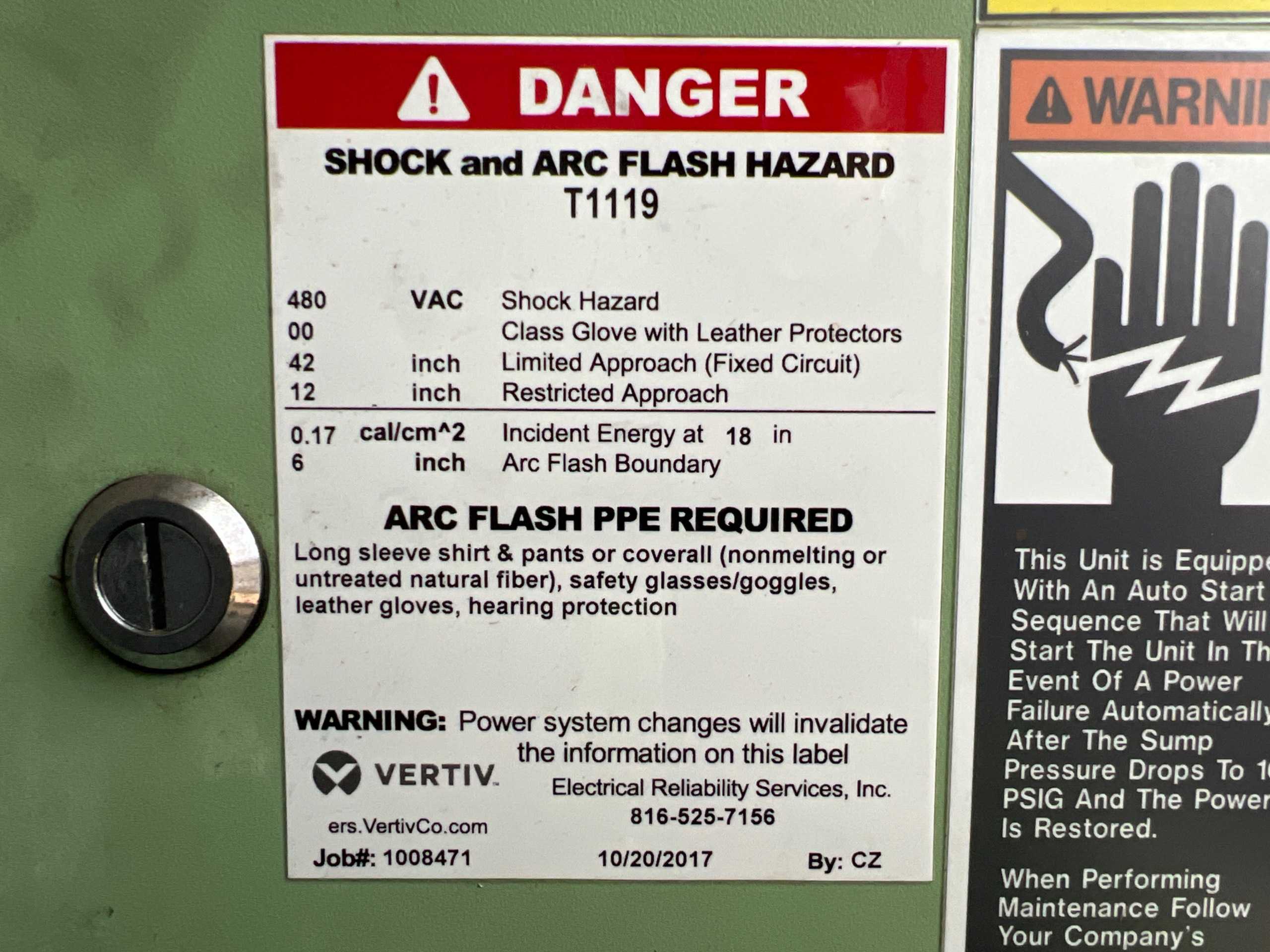 2016 SULLAIR 3012AC STATIONARY AIR COMPRESSOR - STATIONARY AIR COMPRESSOR