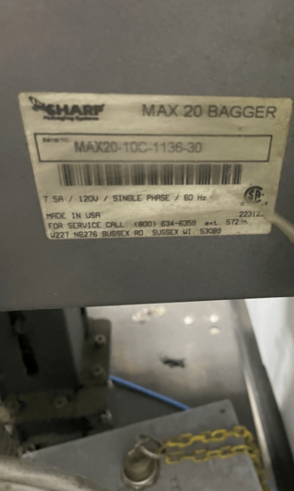 2019 PREGIS MAX 20 SHARP AUTO BAGGER - PACKAGING