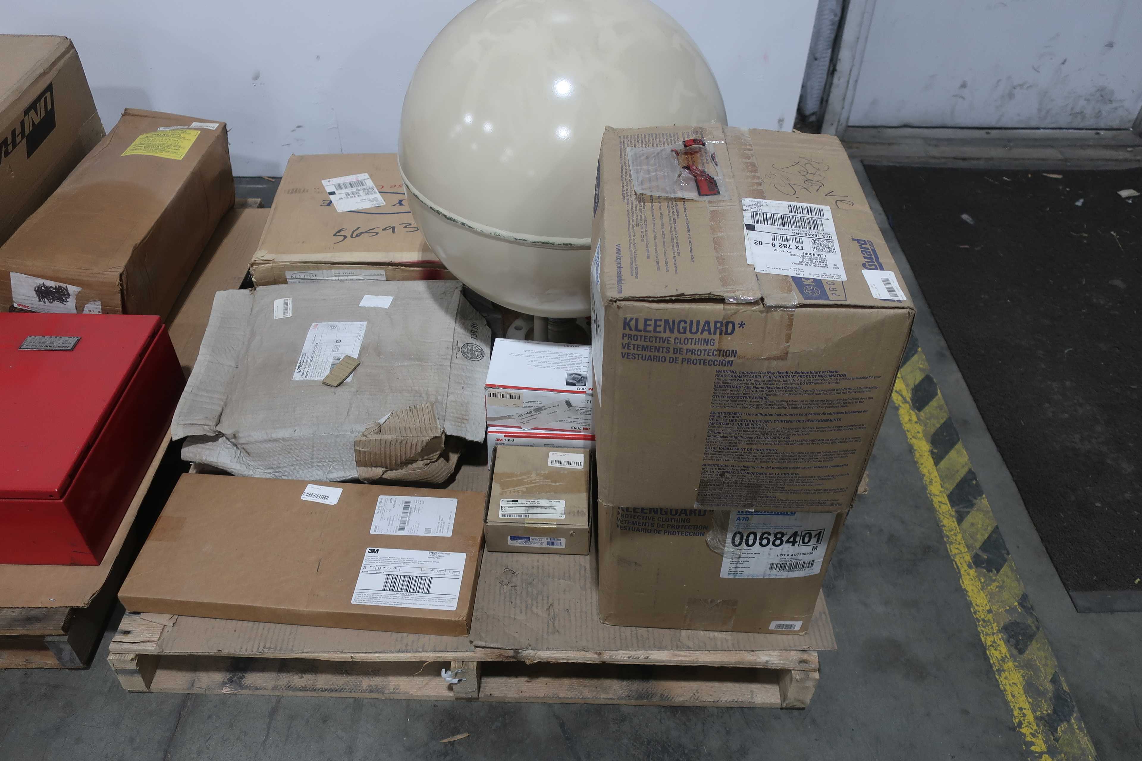 SKU 1737630 - 3 PALLETS OF ASSORTED SAFETY EQUIPMENT - SAFETY EQUIPMENT