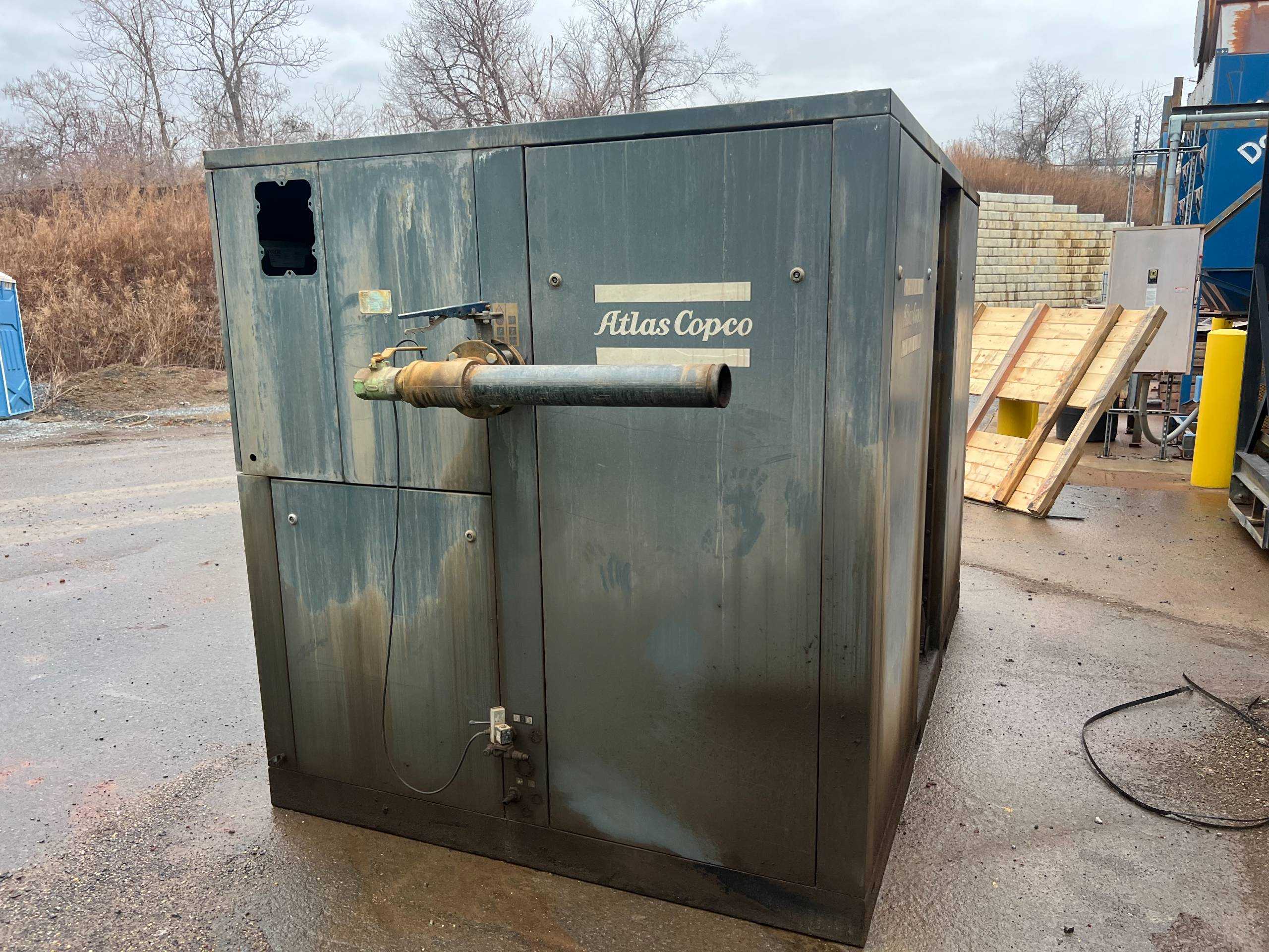 2003 ATLAS COPCO GA160 STATIONARY AIR COMPRESSOR - STATIONARY AIR COMPRESSOR