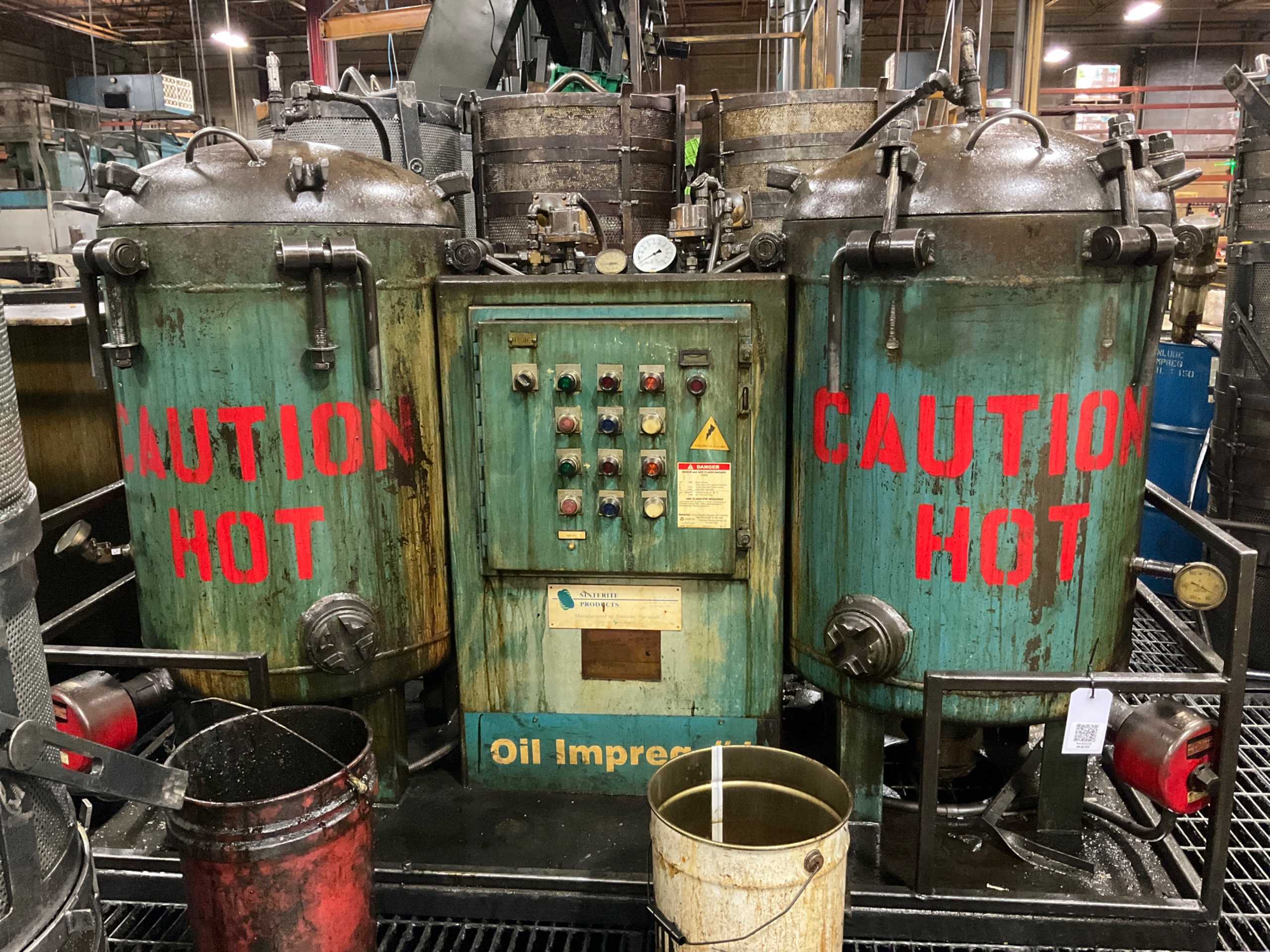 SINTERITE DUAL TANK OIL IMPREGNATOR - PLANT & FACILITY