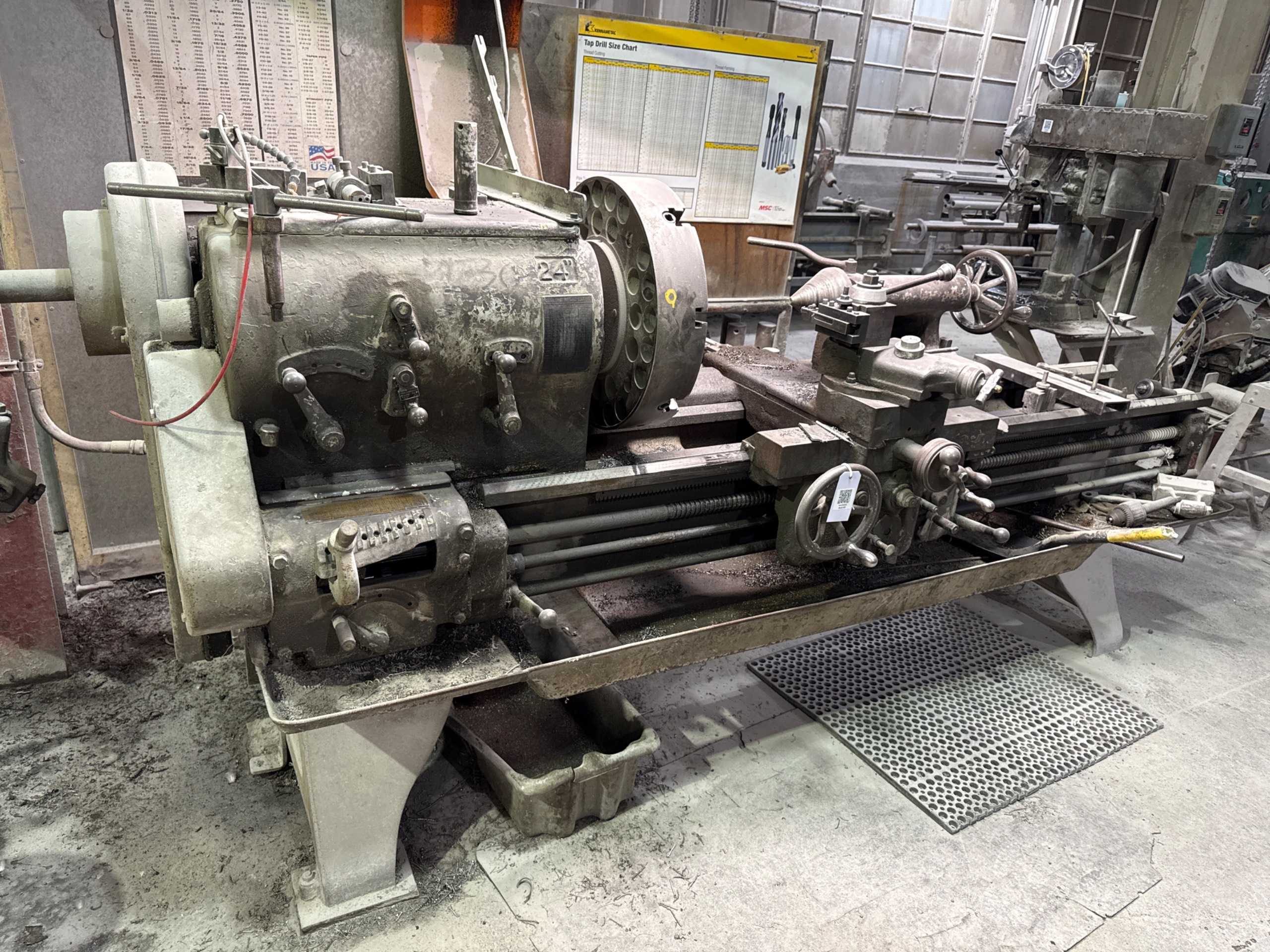 LEBLOND REGAL 24" MANUAL LATHE - MANUAL LATHE