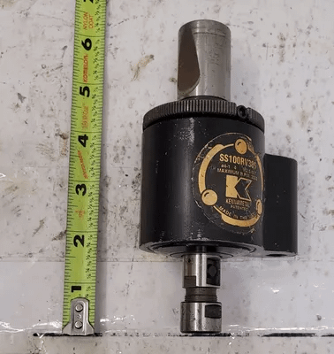 KENNAMETAL SS100RV385 #4-1/4 REVERSE TAPPING HEAD ATTACHMENT W/ 1" SHANK (M2.5-M7) - MACHINE TOOLING