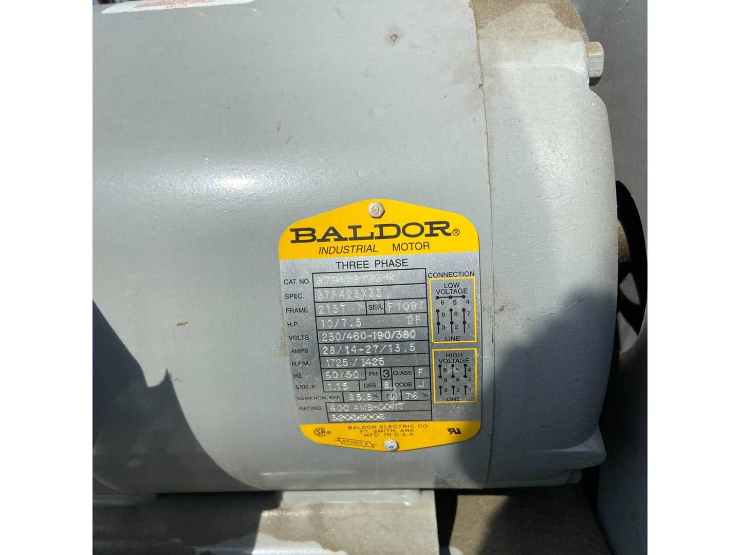 1997 INGERSOLL-RAND DXR75 AIR COMPRESSOR/DRYER - STATIONARY AIR COMPRESSOR