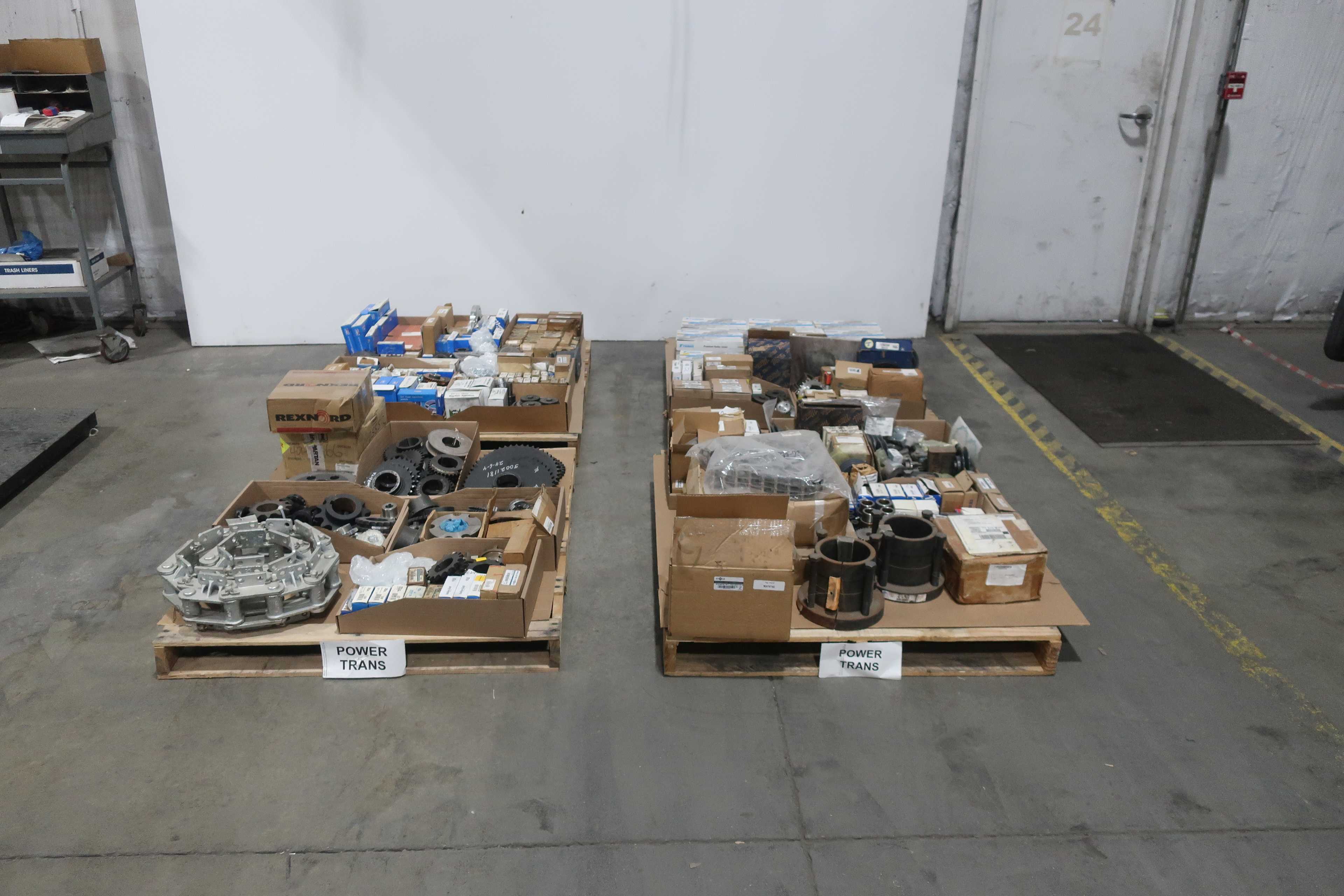 SKU 1742197 - 4 PALLETS OF ASSORTED POWER TRANSMISSION REPLACEMENT PARTS