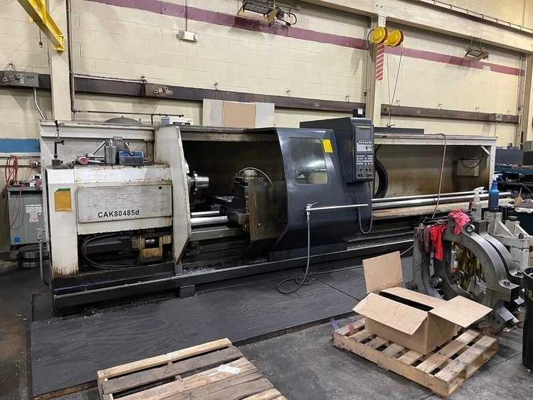 2007 VANGUARD CAK80485D LATHE, 32 SWING, 191 LENGTH, 28 CHUCK, 130MM BORE, 10-1000 RPM, 30 HP - CNC LATHES