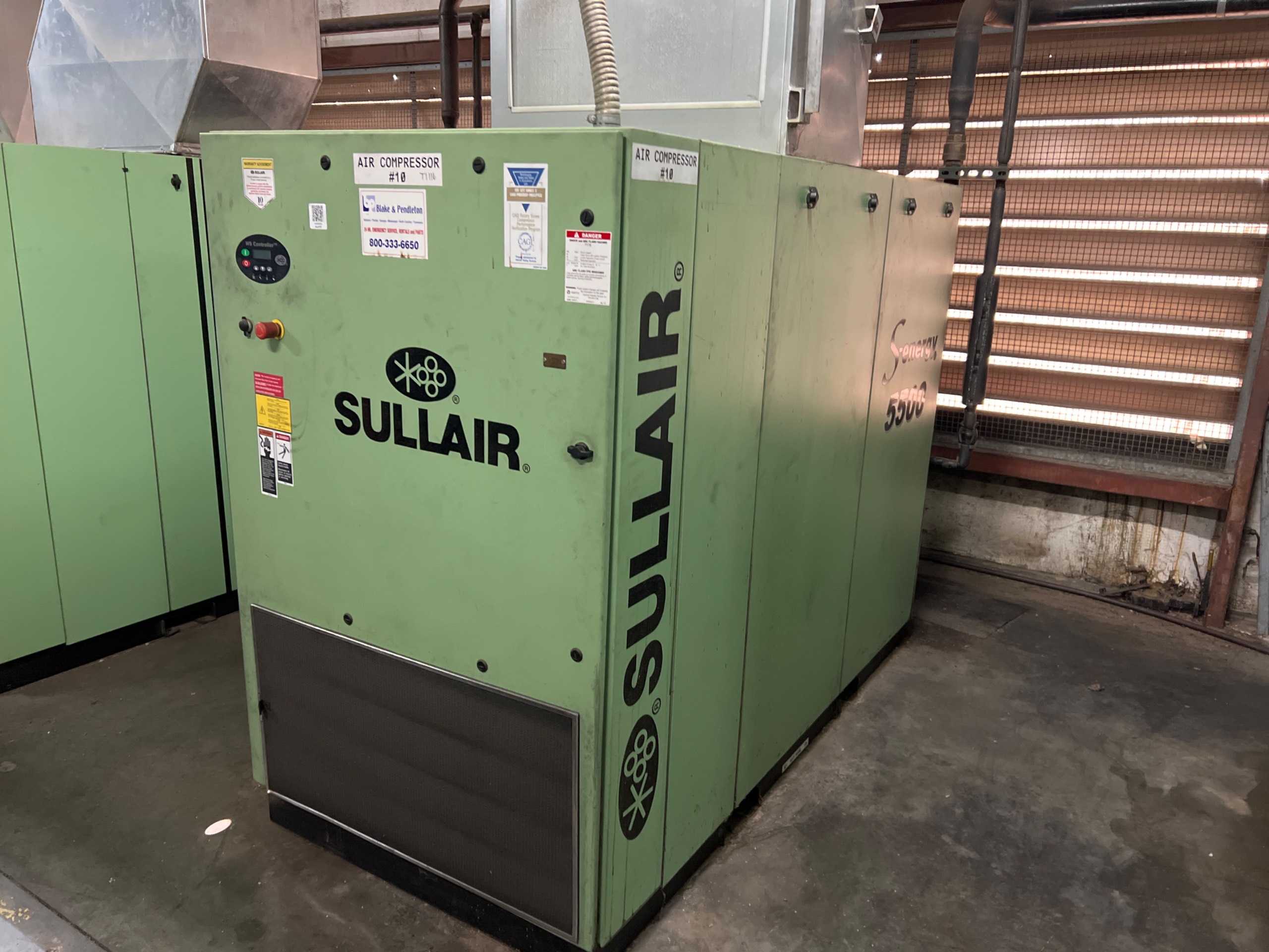 2015 SULLAIR 5509B AC STATIONARY AIR COMPRESSOR - STATIONARY AIR COMPRESSOR