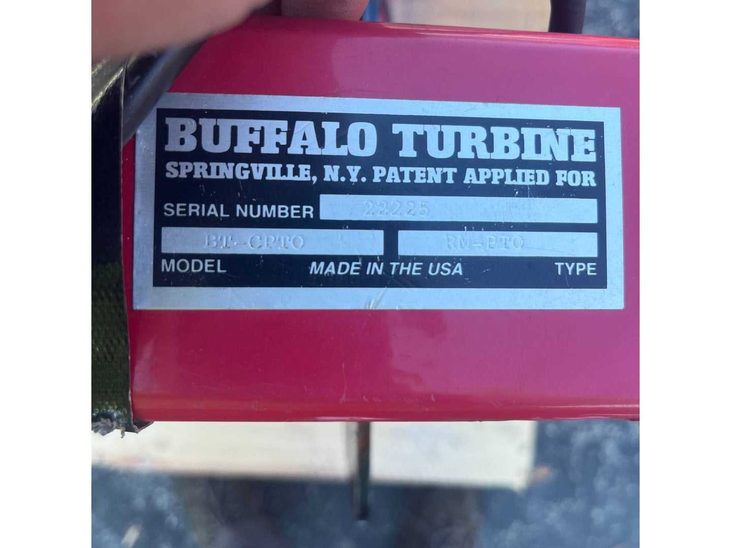 BUFFALO TURBINE BT-CPTO DEBRIS BLOWER - BLOWER FAN