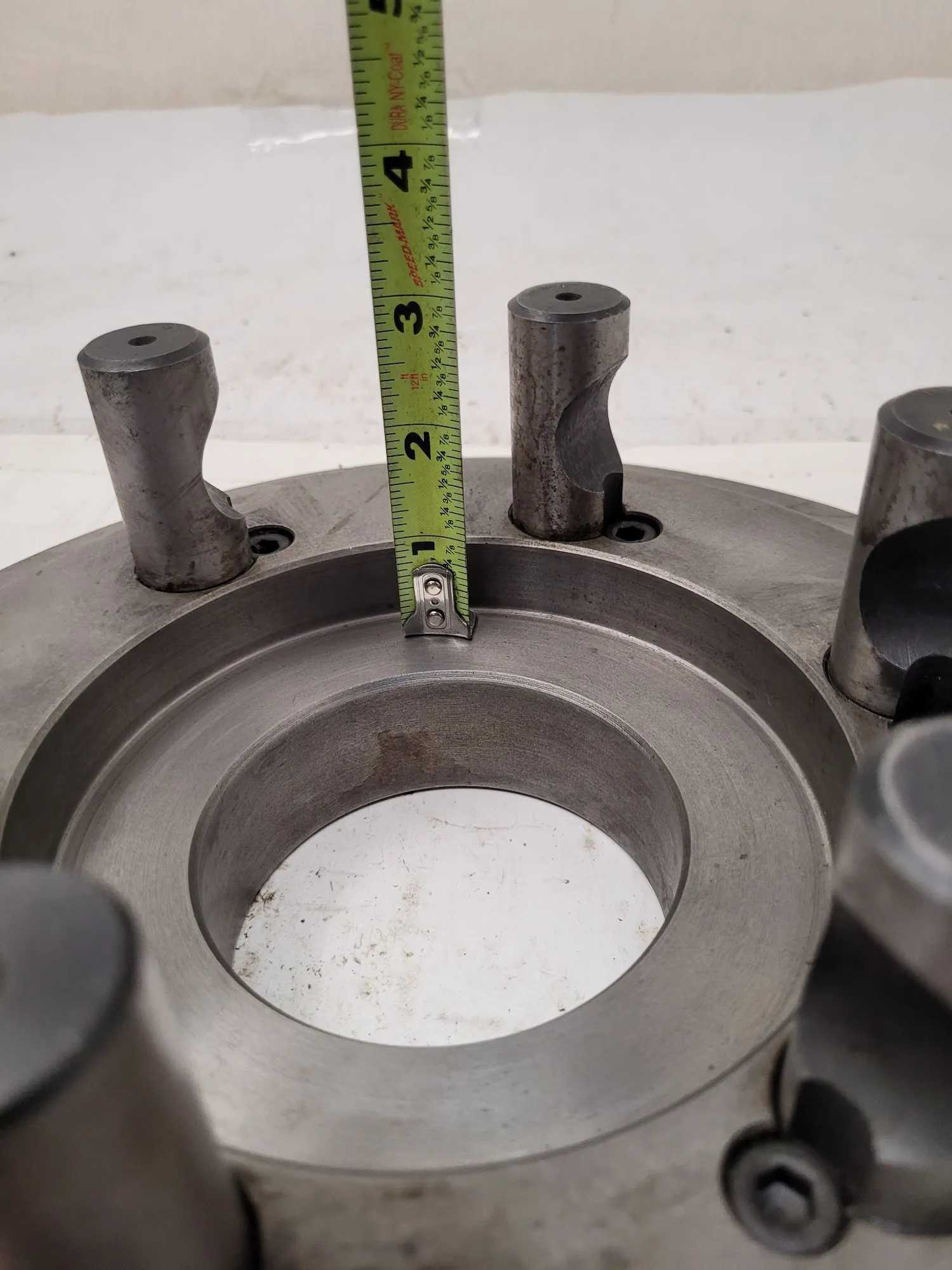 BUCK CHUCK D1-8 LATHE CHUCK MOUNT ADAPTOR - 12IN DIAMETER - MACHINE TOOLING