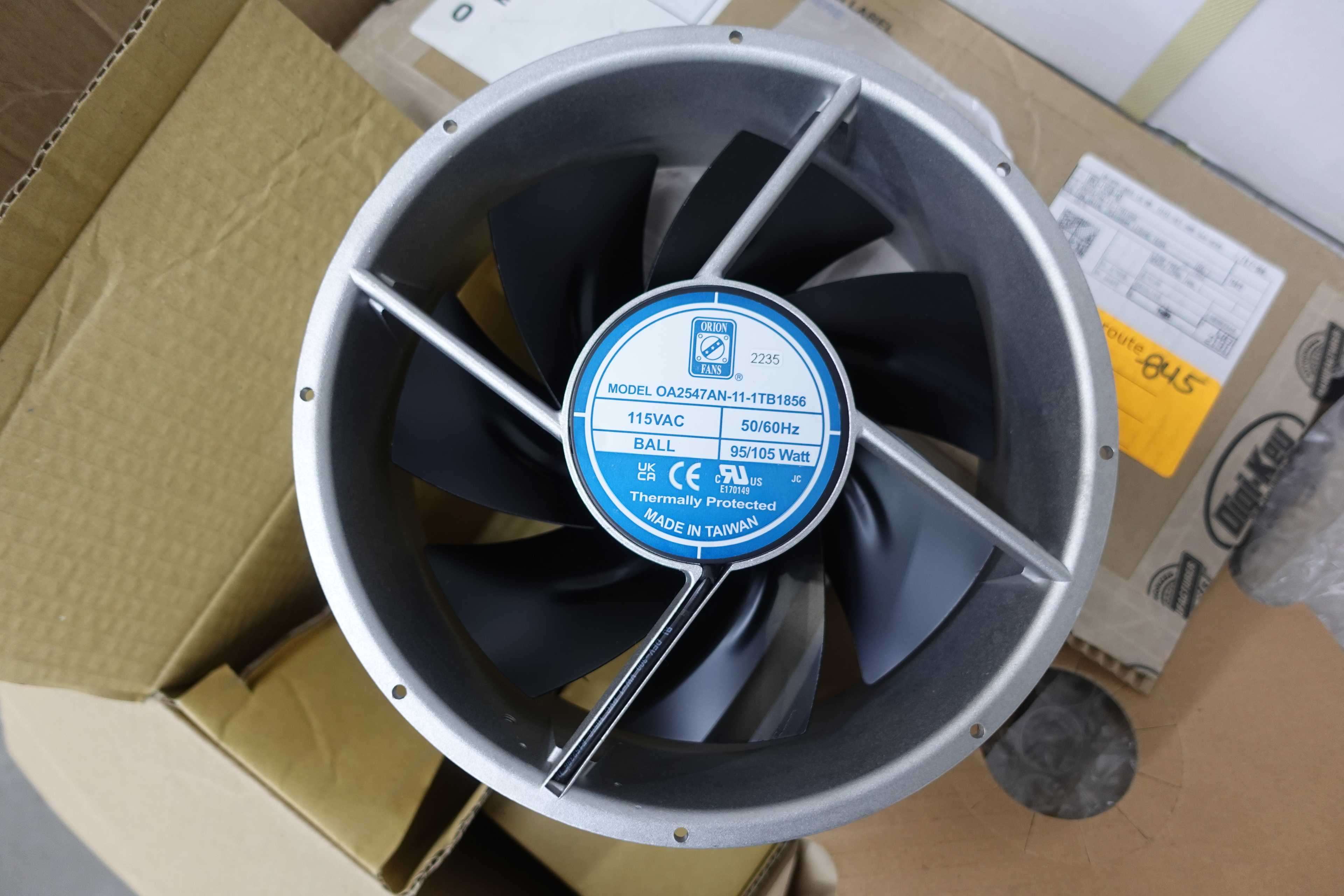 SKU 1771673 - PALLET OF ORION FANS OA2547AN-11-1TB1856 COOLING FANS - COOLING FAN