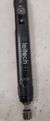 LEITECH 7/16-20 UNF 2B DEPTH THREAD PLUG GAGE, GO NOT GO, LOT OF 2 - MACHINE TOOLING