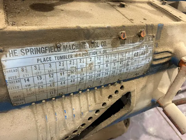 SPRINGFIELD MANUAL LATHE - undefined