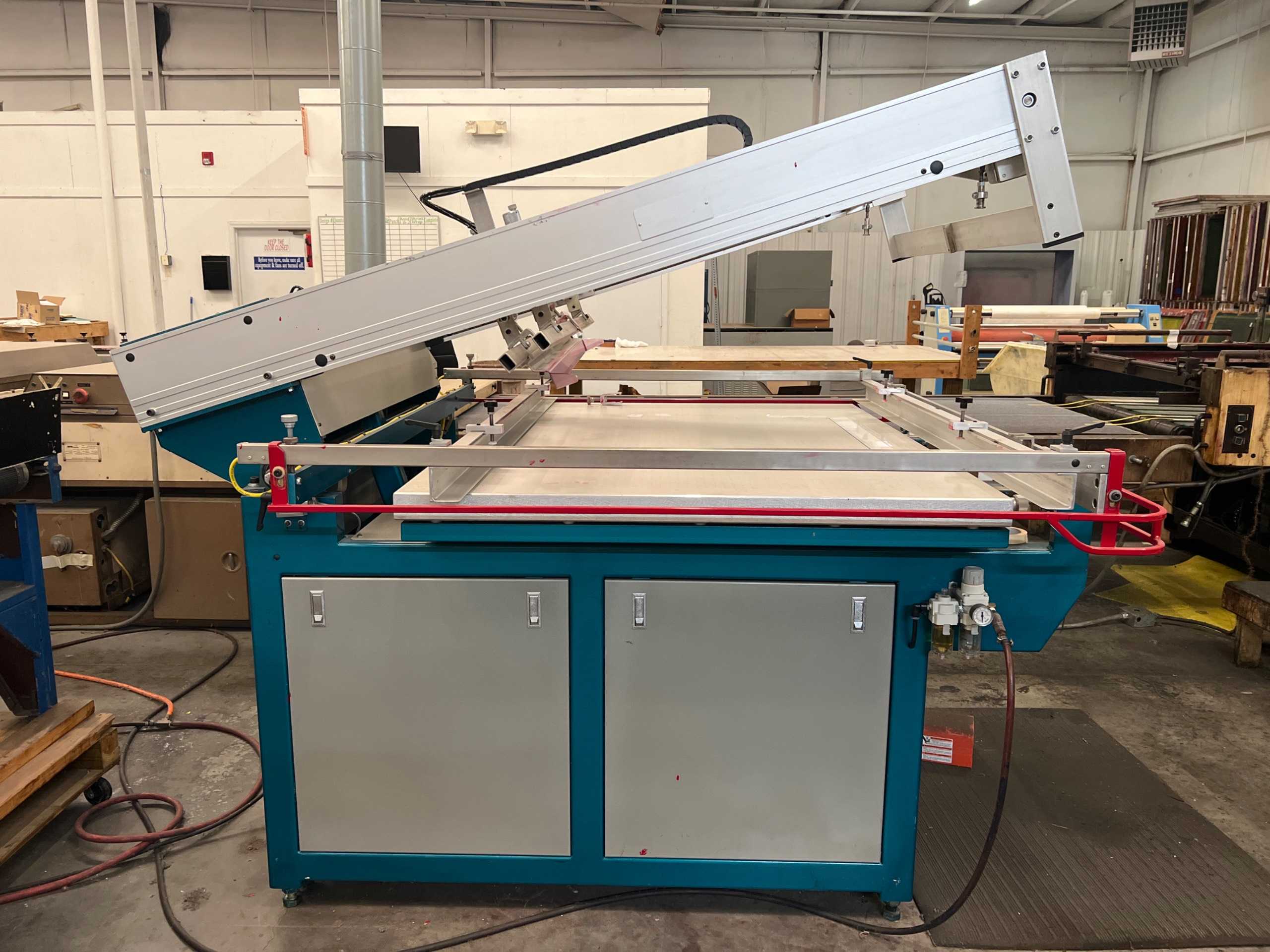 2019 AWT AWT-APHT-3855 FLATBED SCREEN PRINTING PRESS - PRINTING