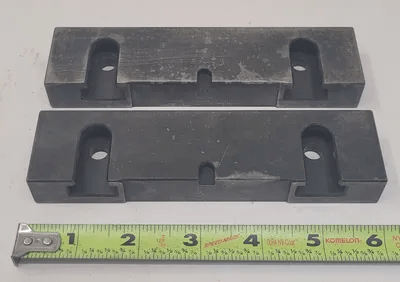 SNAP JAWS 6HSJ-050 QUICK CHANGE VISE JAWS, 6 IN VISE COMPATIBILITY, HARD STEEL, SET OF 2 - MACHINE TOOLING