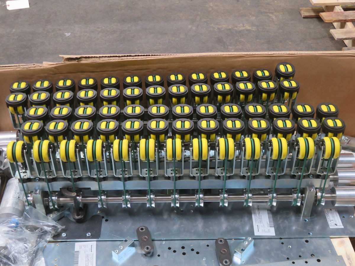 HONEYWELL Z2020561 ROLLER CONVEYORS, SINGLE-ROW CONFIG, 5 ROLLER SETS, 5 BASE PLATES, 5 MOTORS - CONVEYOR PARTS