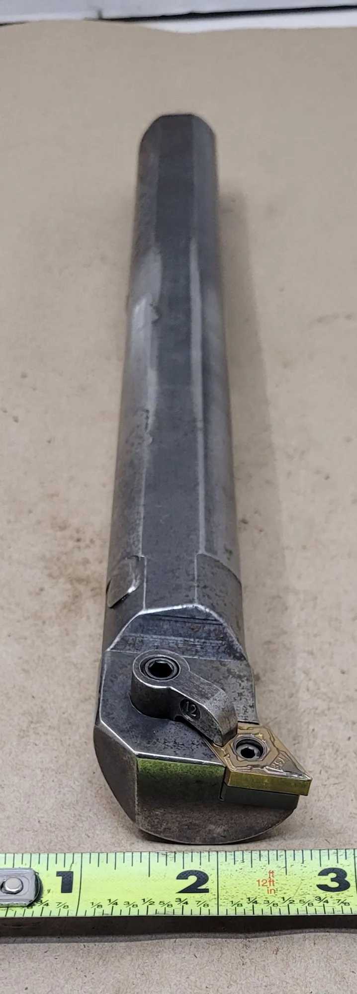 CARBOLOY S20-MDUNR-4 INDEXABLE BORING BAR, STEEL, 1.25IN SD, 14IN L, 2.0IN MIN BORE, -7 RAKE - MACHINE TOOLING