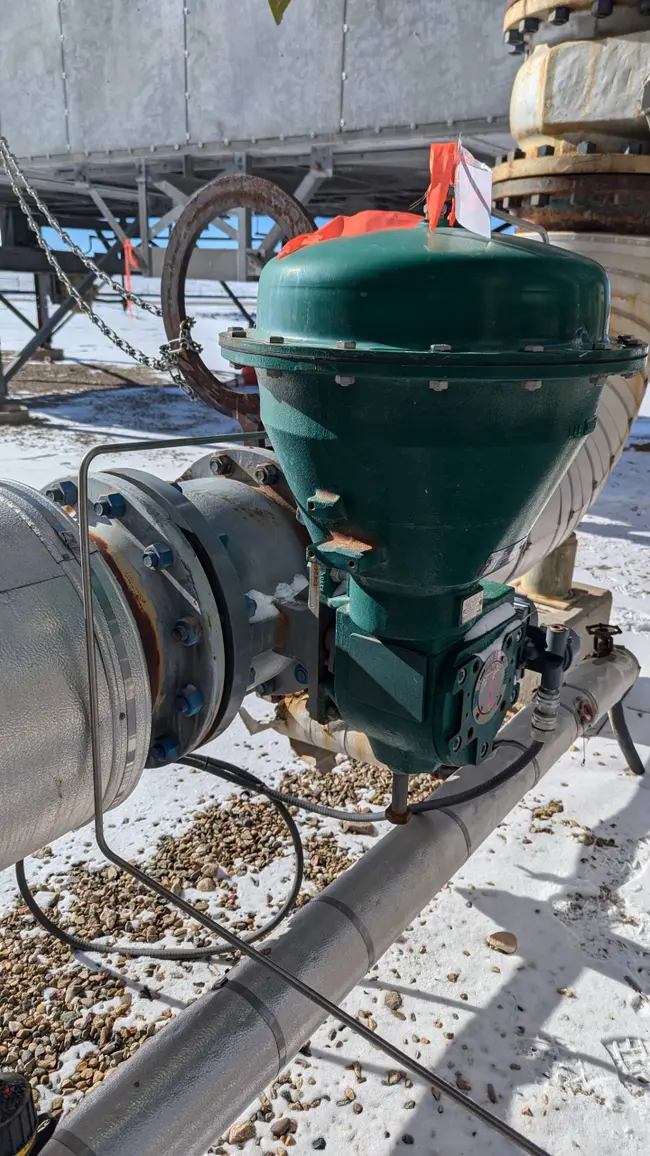 2011 FISHER V150 SER B VALVE & ACTUATOR ASSEMBLY - undefined