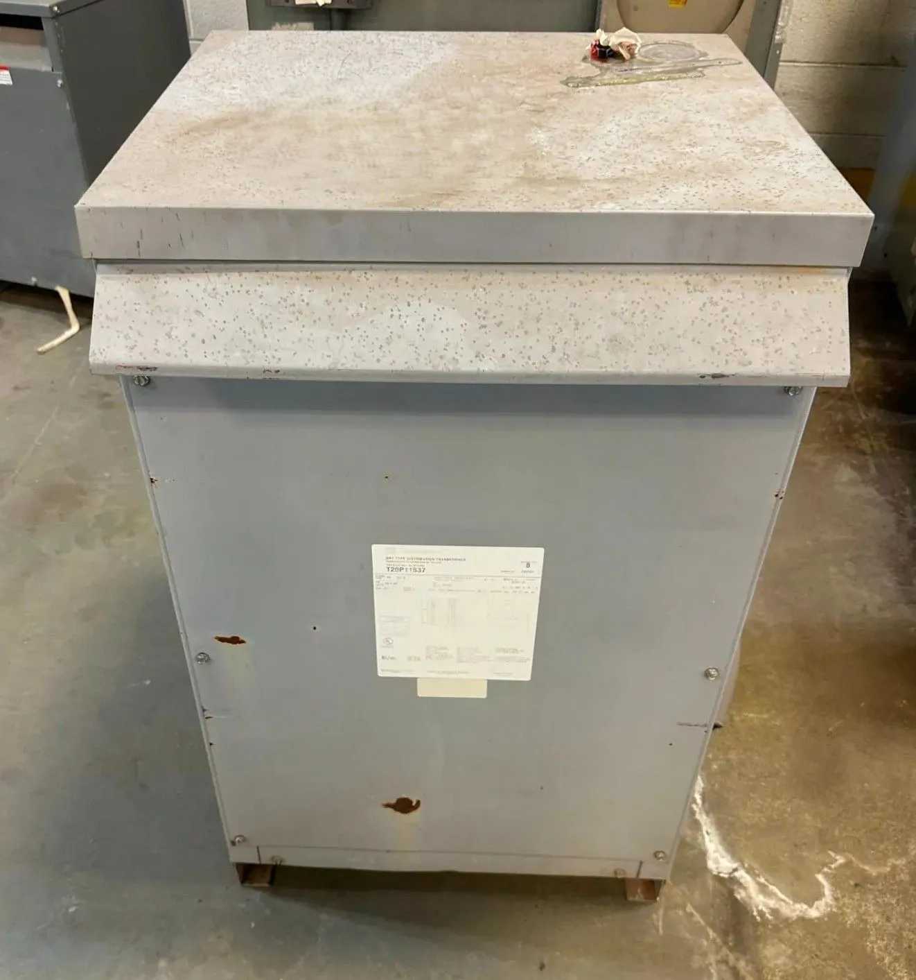 EATON CUTLER-HAMMER T20P11S37 TRANSFORMER, 37.5 KVA, 1PH, 240X480V/120/240V, 150C RISE, 300 LBS - DRY TRANSFORMERS