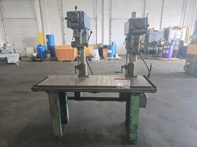 CLAUSING 22VI 20" VARI-SPEED FLOOR DRILL PRESS 1 1/2 HP 3-PHASE NO. 3 MT TAPER - UPRIGHT DRILL PRESSES