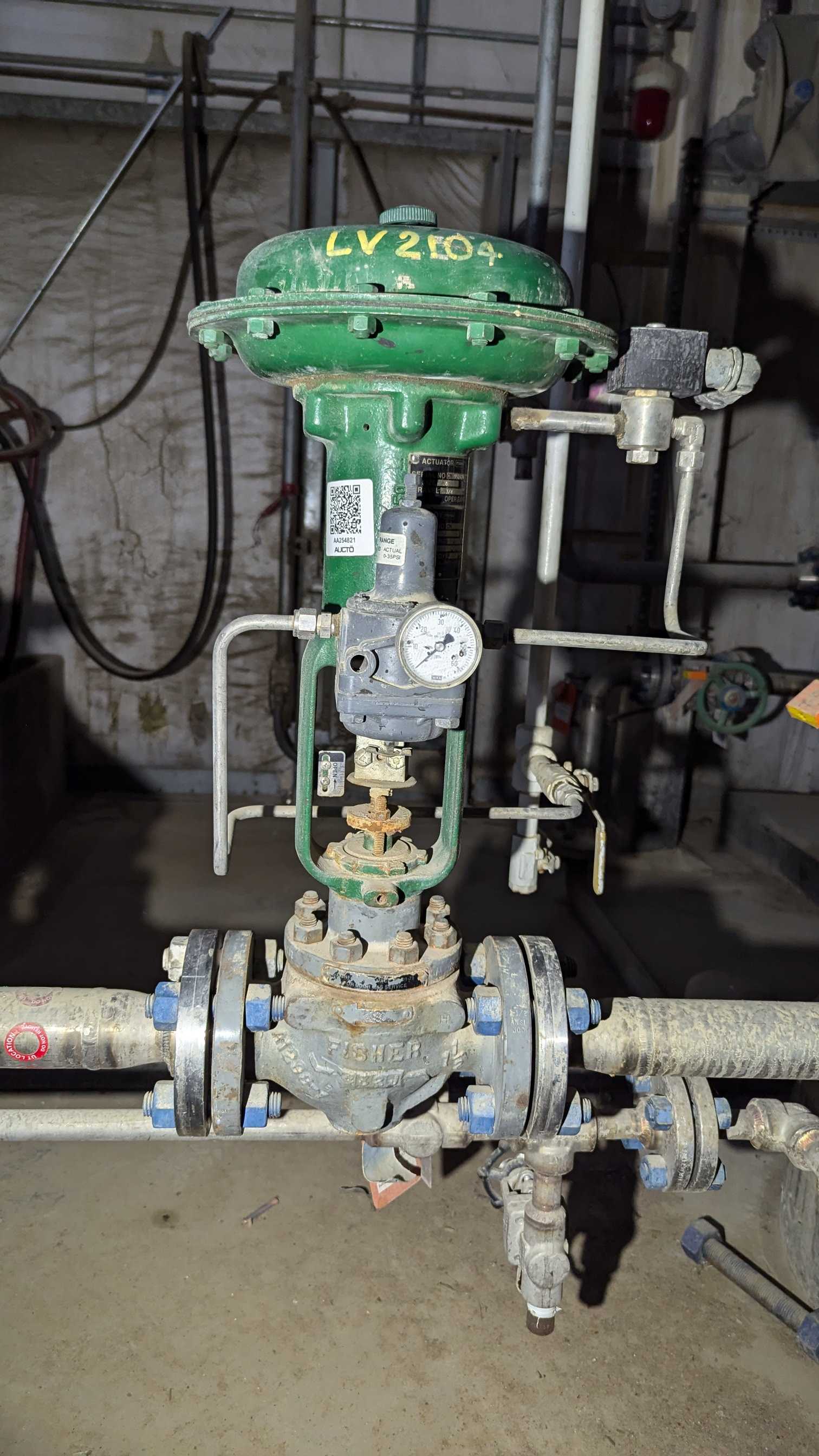 FISHER ET CONTROL VALVE & 667 ACTUATOR ASSEMBLY - VALVE & ACTUATOR ASSEMBLY