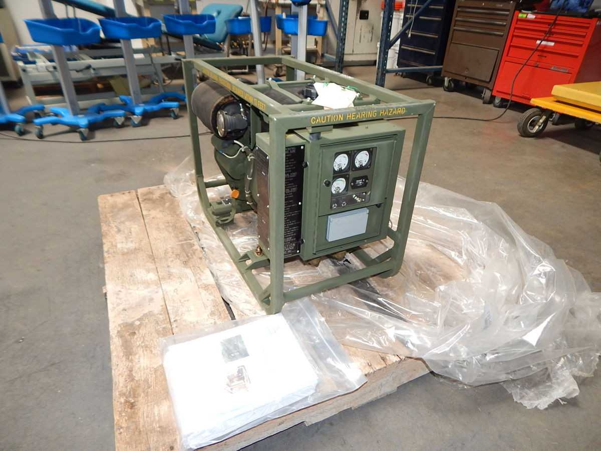 DEWEY 531A GENERATOR SET, DIESEL ENGINE, 2 KW, 120 VAC. - PORTABLE POWER GENERATOR