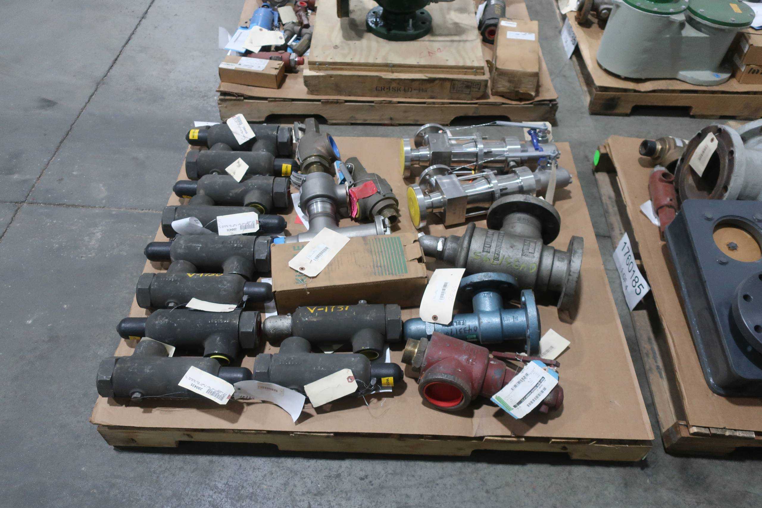 SKU 1760185 - 4 PALLETS OF ASSORTED RELIEF VALVES - RELIEF VALVE